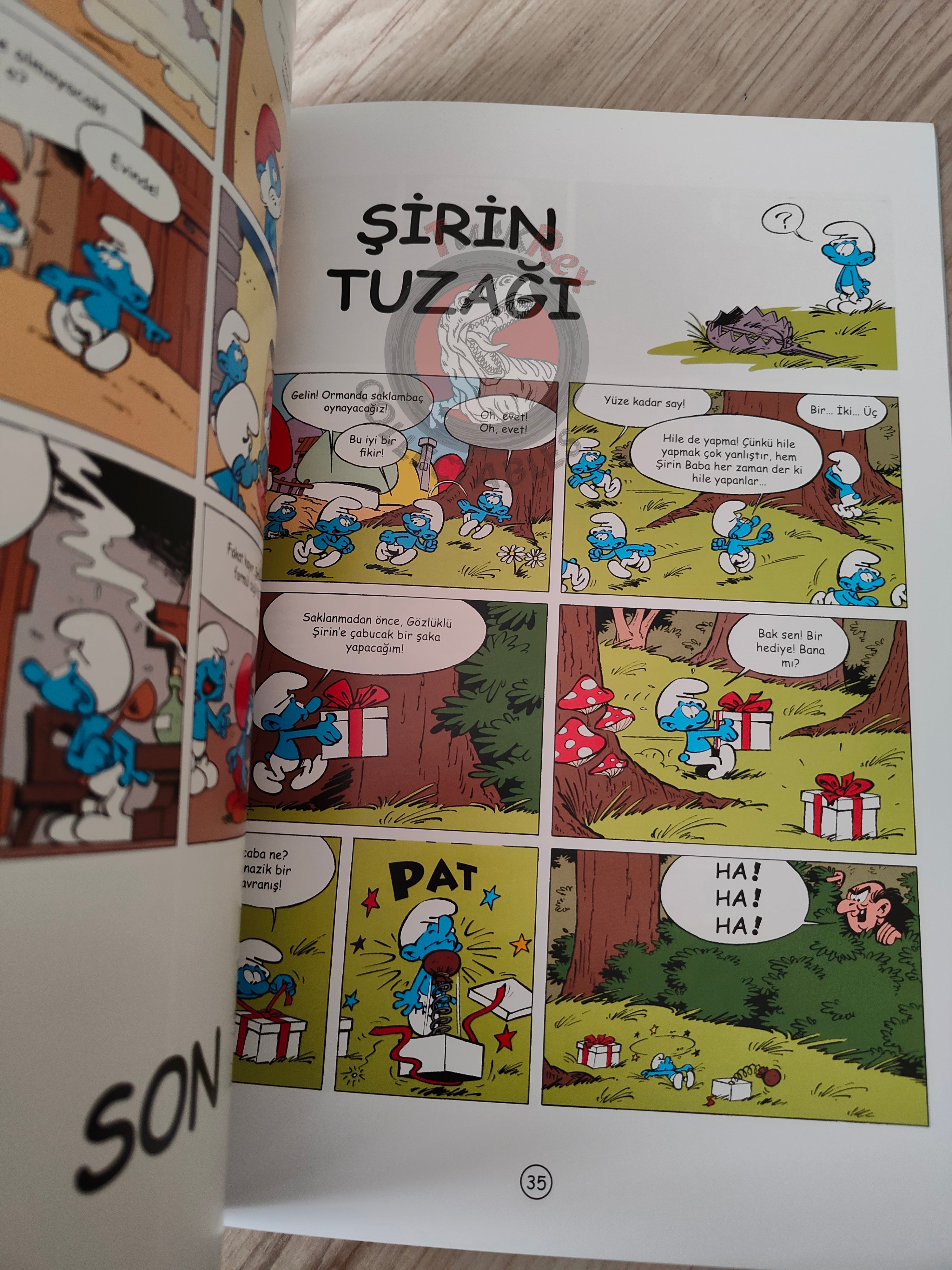 The Smurfs #7 The Smurf Apprentice 2013 Turkish Comic Turkey Schtroumpf