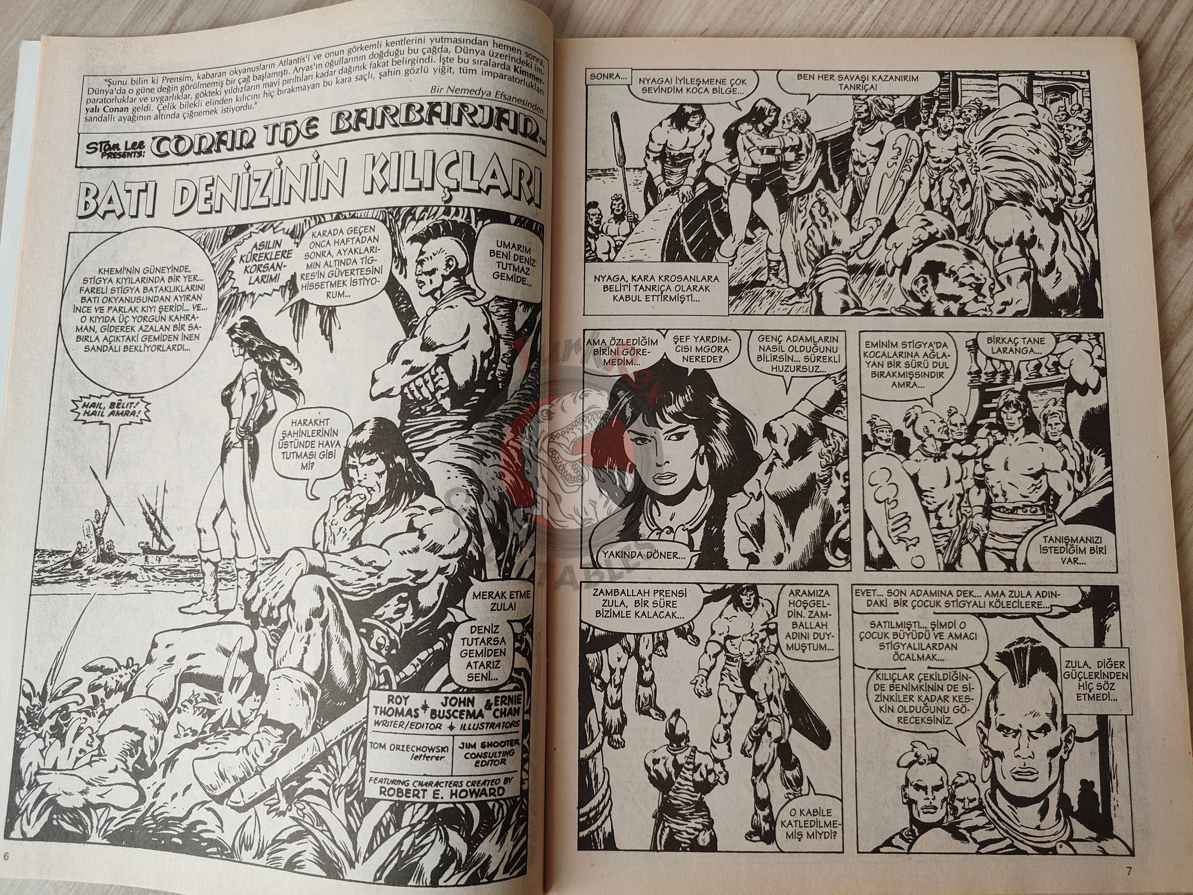 Conan The Barbarian #10 2001 Turkish Comic Turkey #92 #93 #94 #95