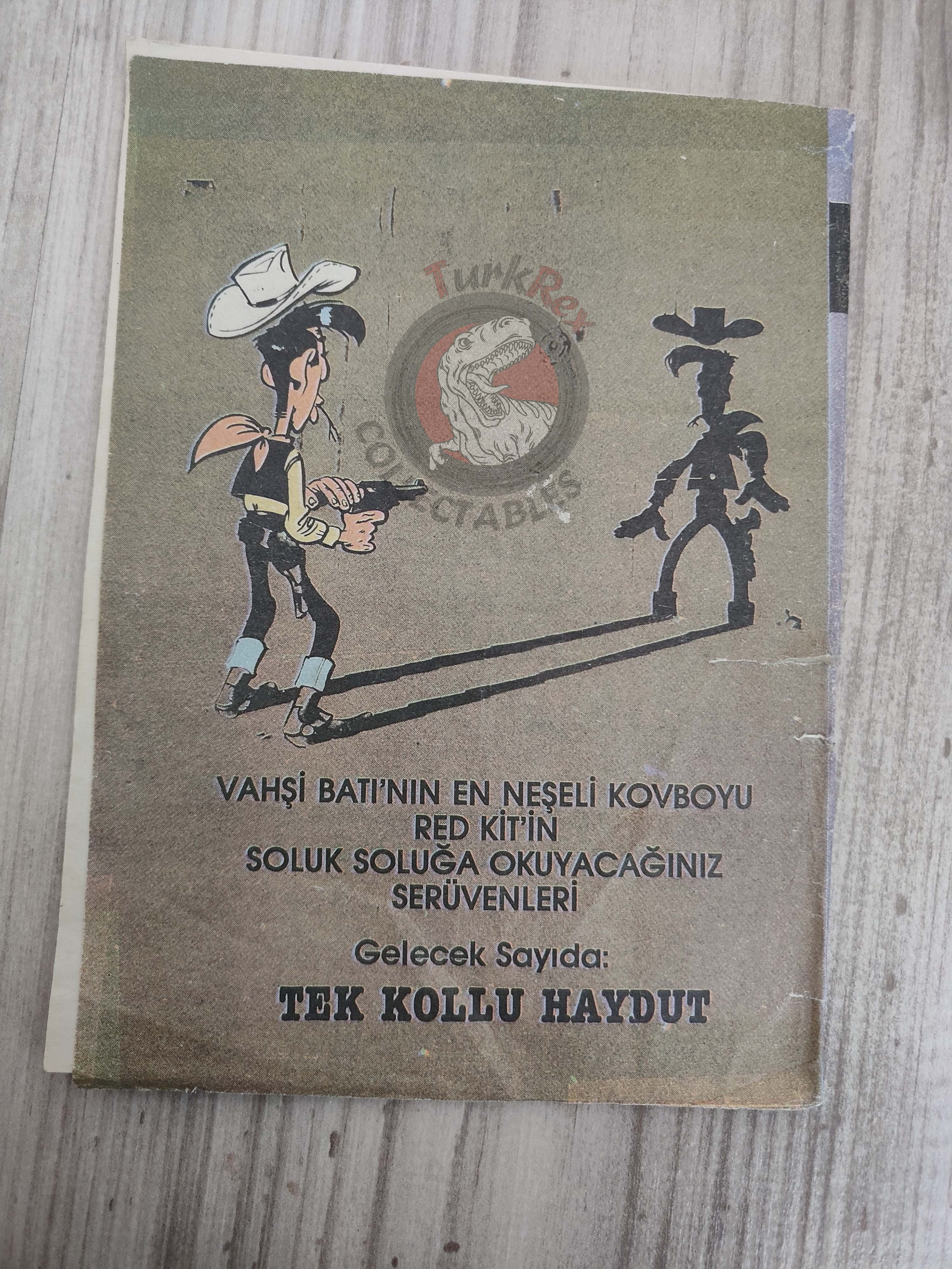 Lucky Luke #1 Le Daily Star 1988 Turkish Comic Turkey