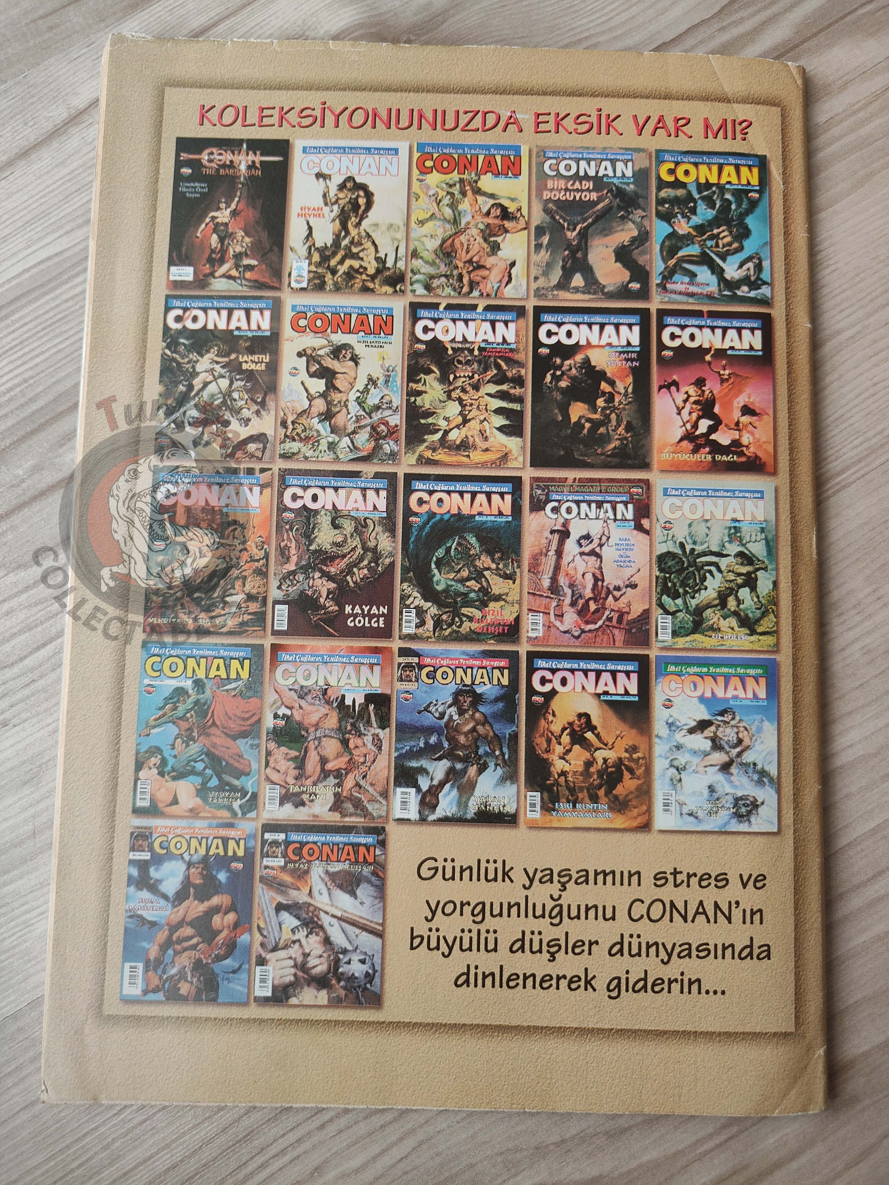 Imparator Conan #1 Conan the King #36 #37 Turkish Comic Turkey Frank Frazetta