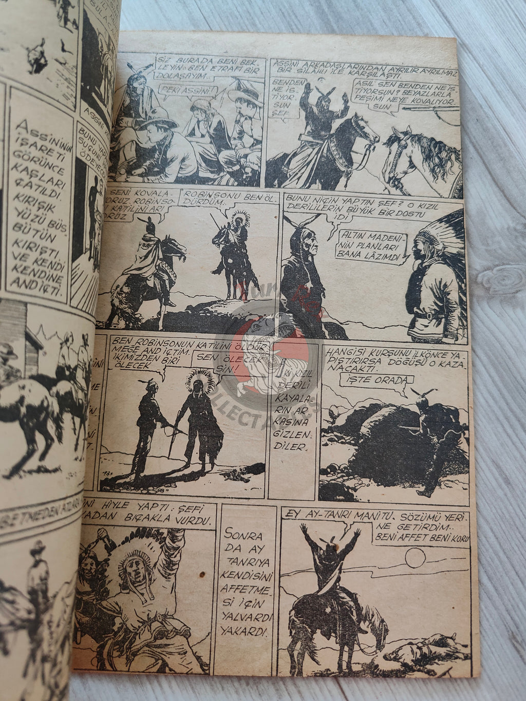1001 Roman 1943 The Bloody Mark Turkish Comic Mag Turkey