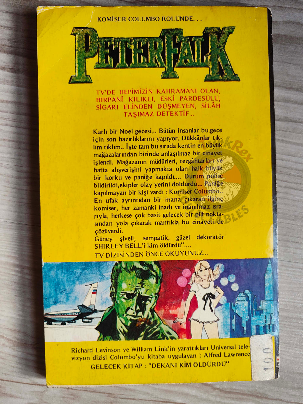 Alfred Lawrence – Columbo 1: A Christmas Killing 1976 1st Turkish Book Turkey