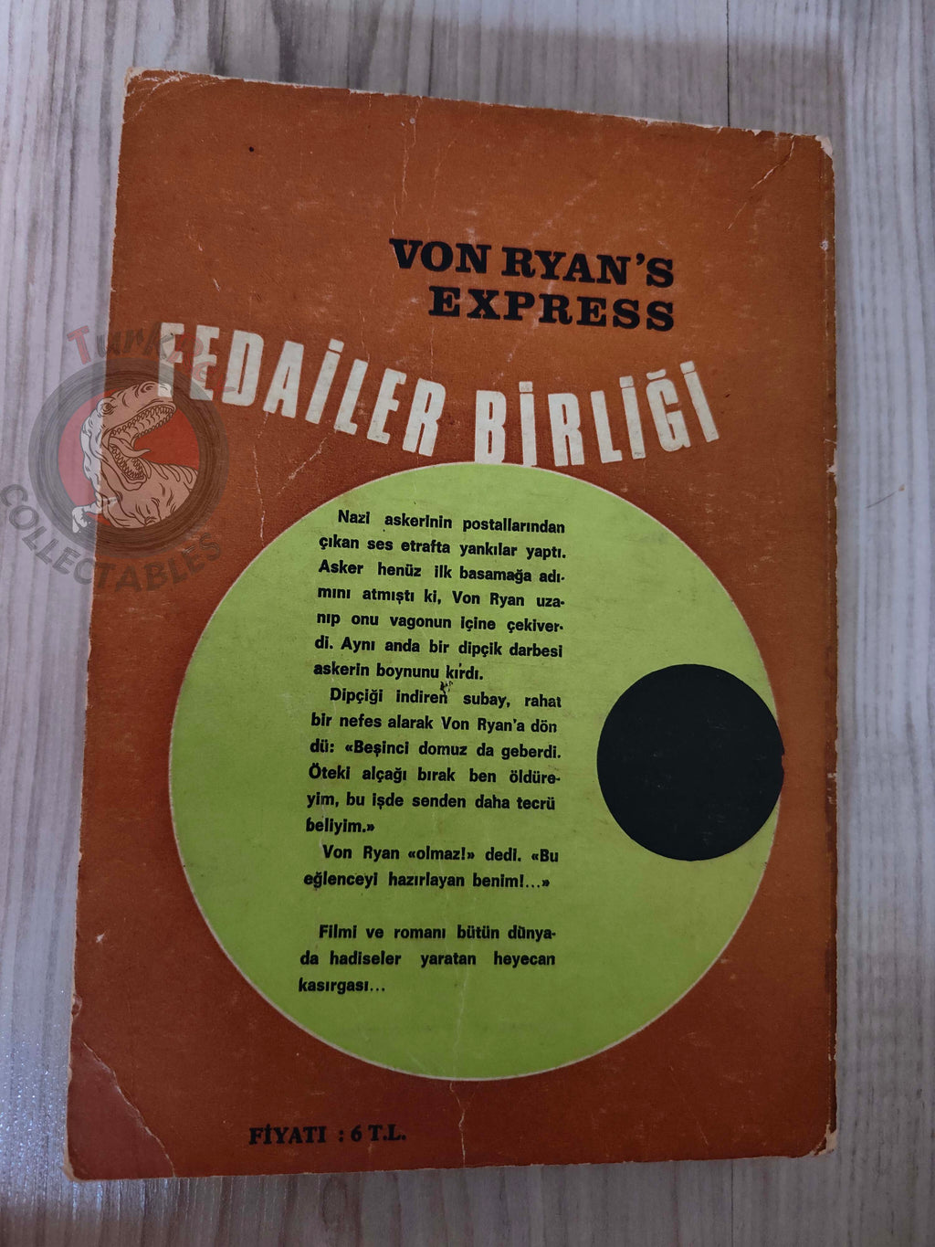 David Westheimer – Von Ryan’s Express 1967 1st Turkish Book Turkey