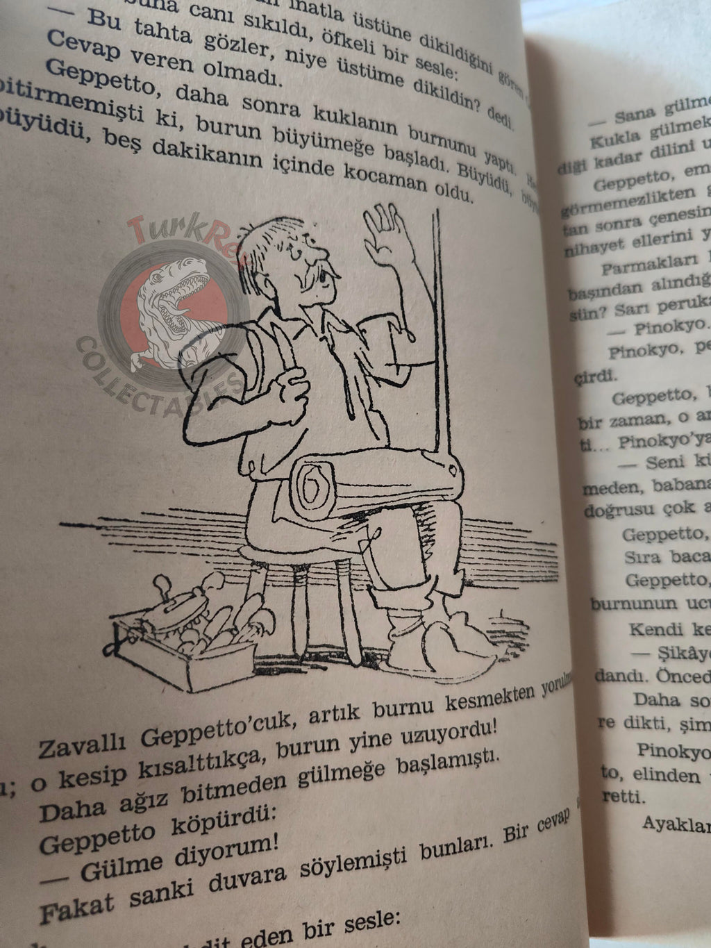 Carlo Collodi – Pinocchio 1965 Turkish Book Turkey Illustrated