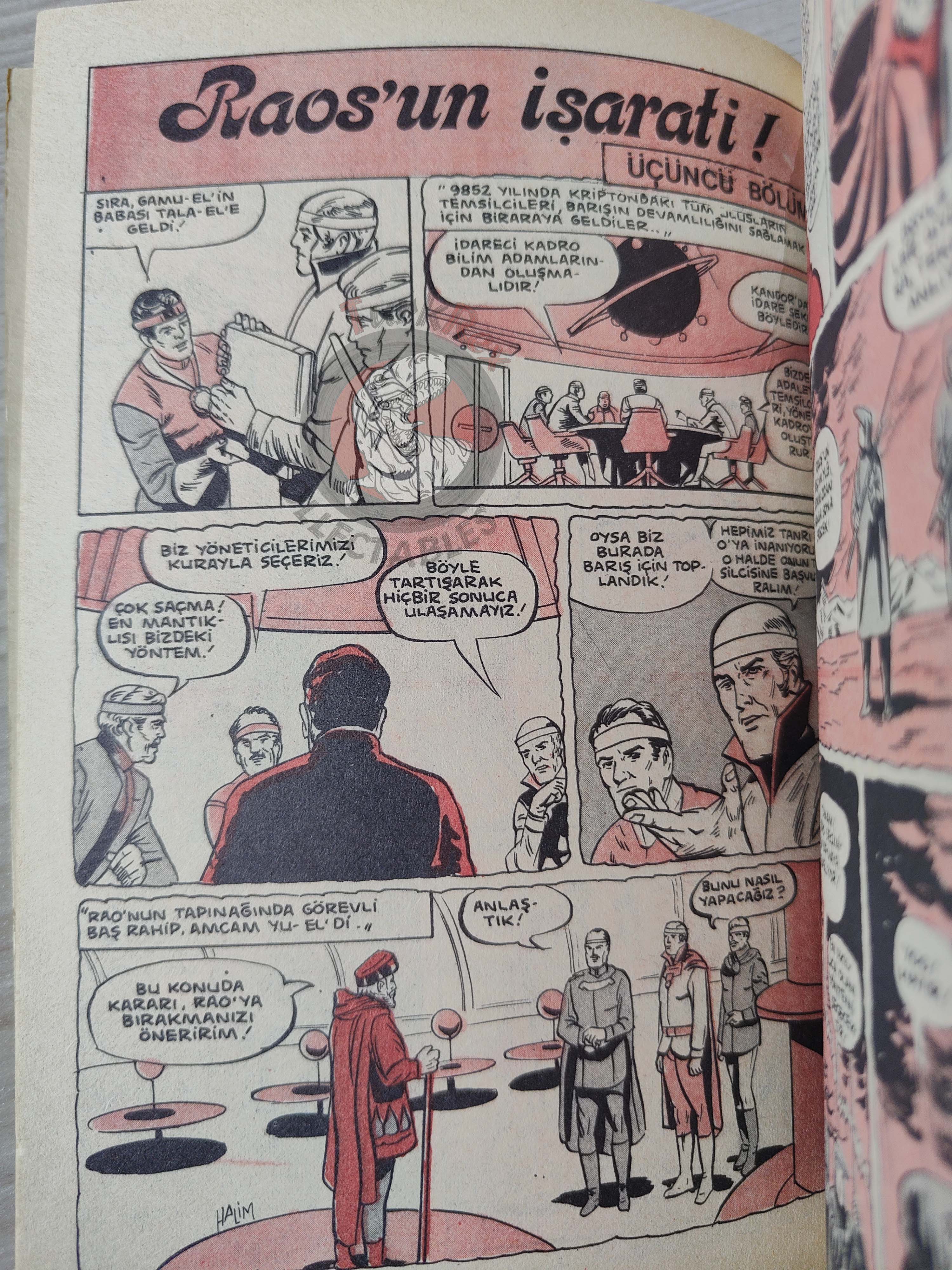 Superman #5 1982 Turkish Comic Turkey Krypton Chronicles #1 #2 #3 DC Comics Presents #57