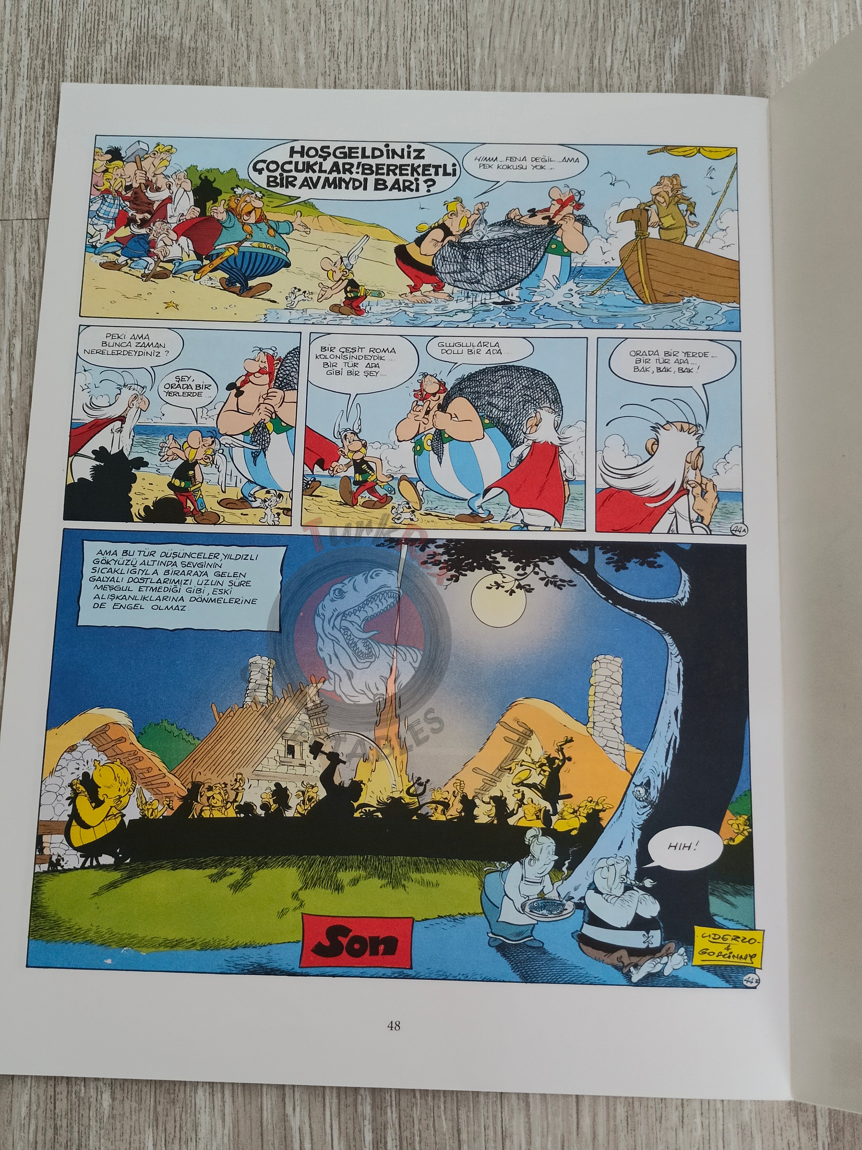 Asterix – Asterix and the Great Crossing 1995 1st Edition Turkish Edition Comic Turkey