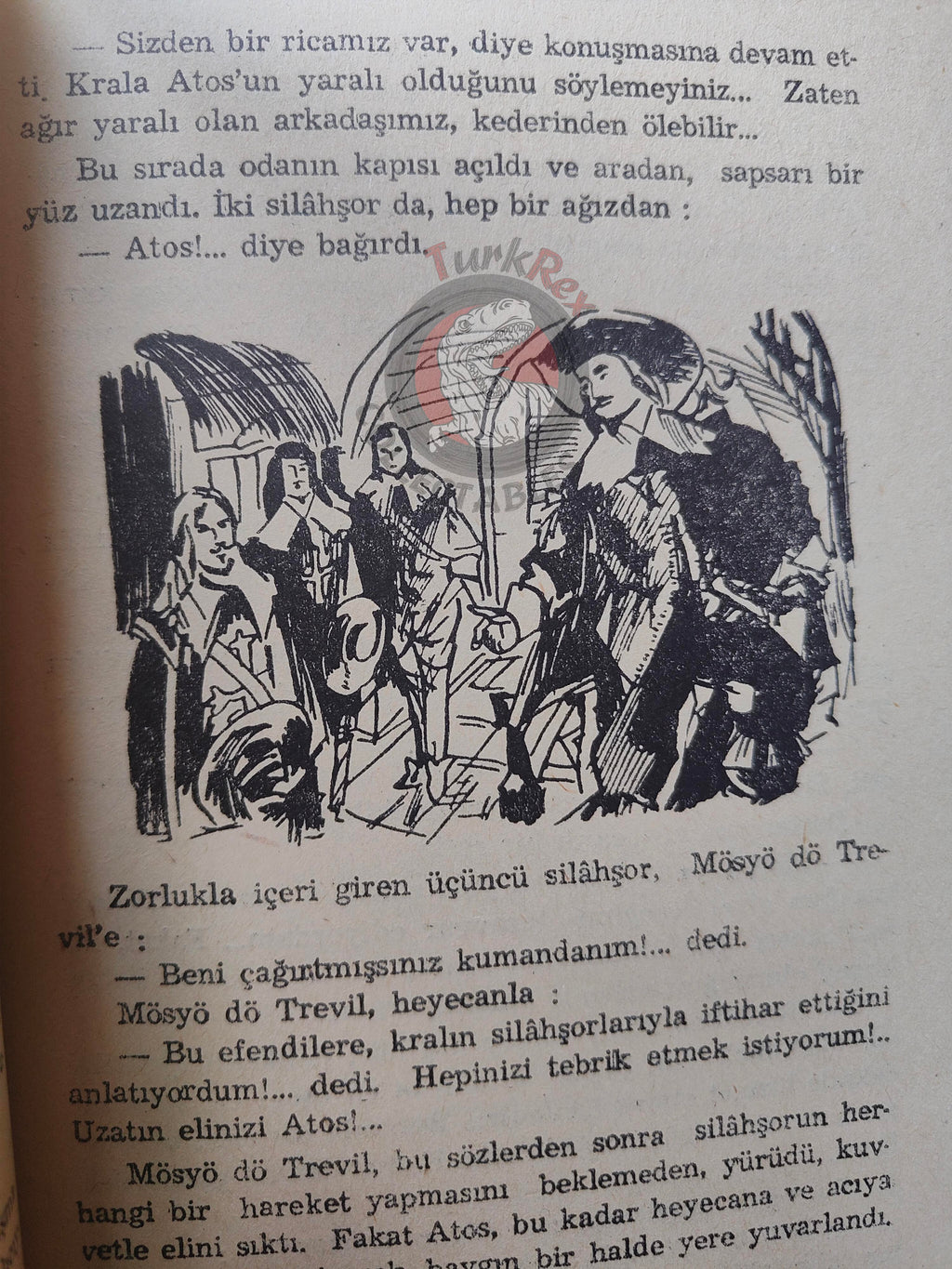 Alexandre Dumas – The Three Musketeers 1961 Turkish Book Turkey Illustrated