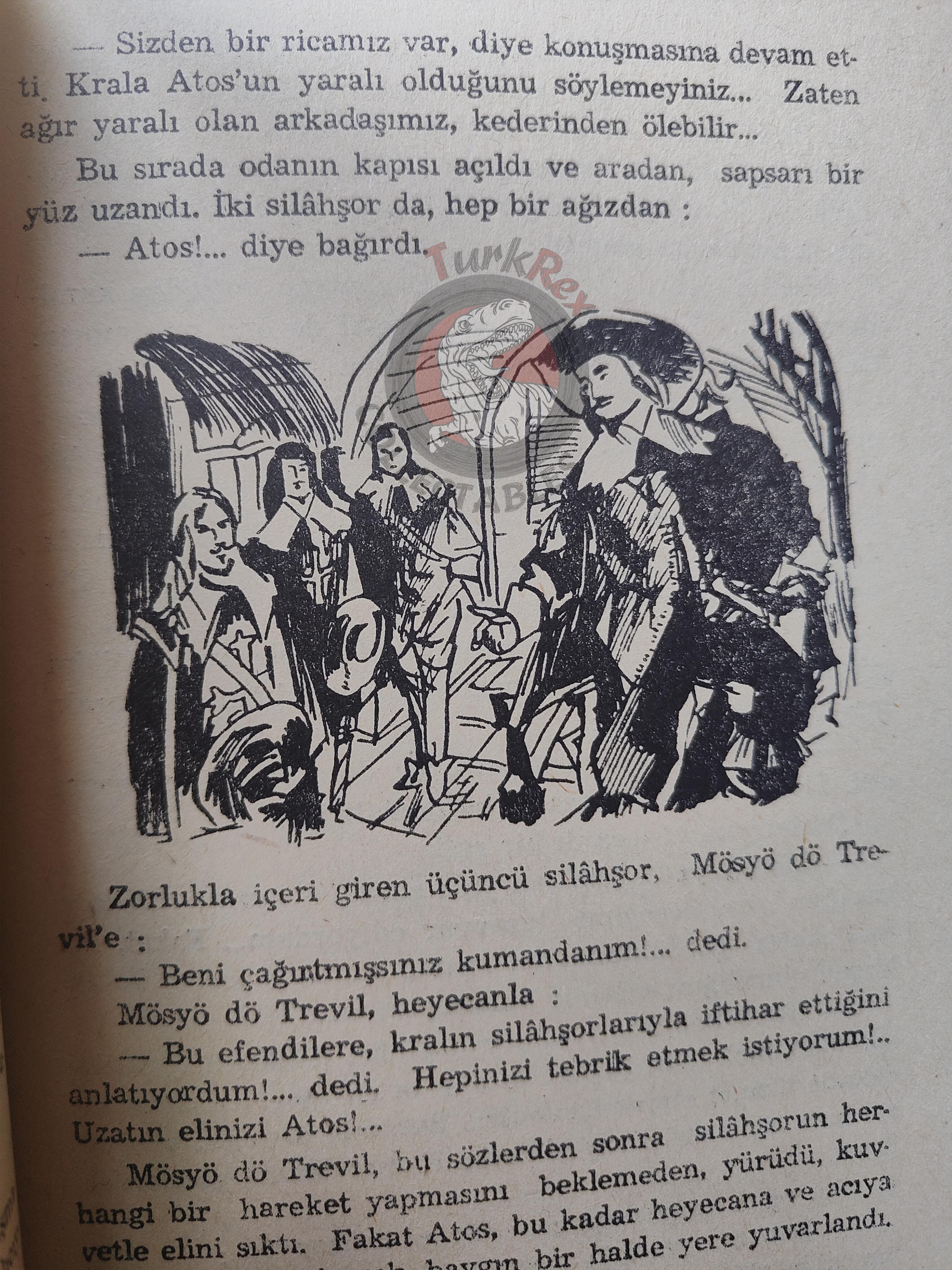 Alexandre Dumas – The Three Musketeers 1961 Turkish Book Turkey Illustrated