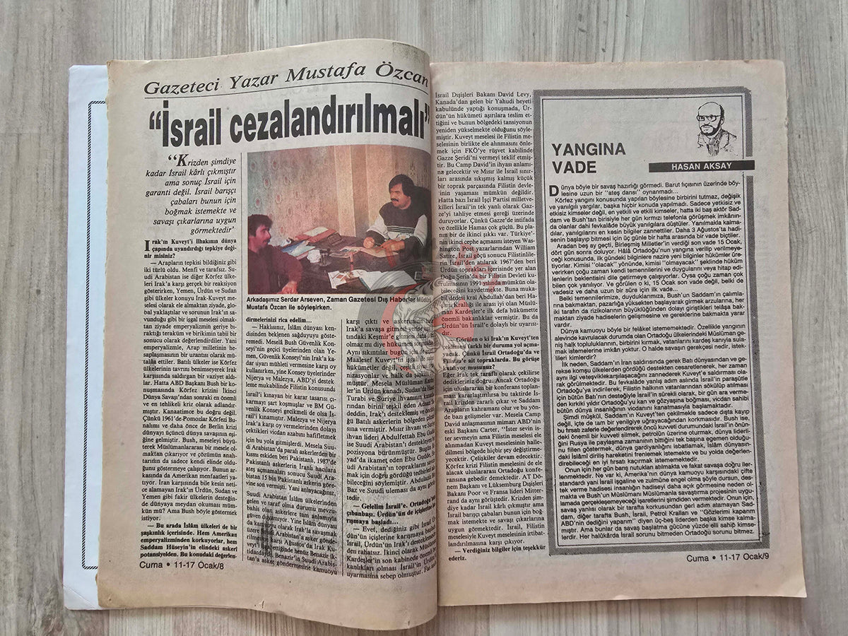 Cuma 1991 Saddam Hussein Gulf War Turkish Magazine Turkey Middle East Israel Palestine