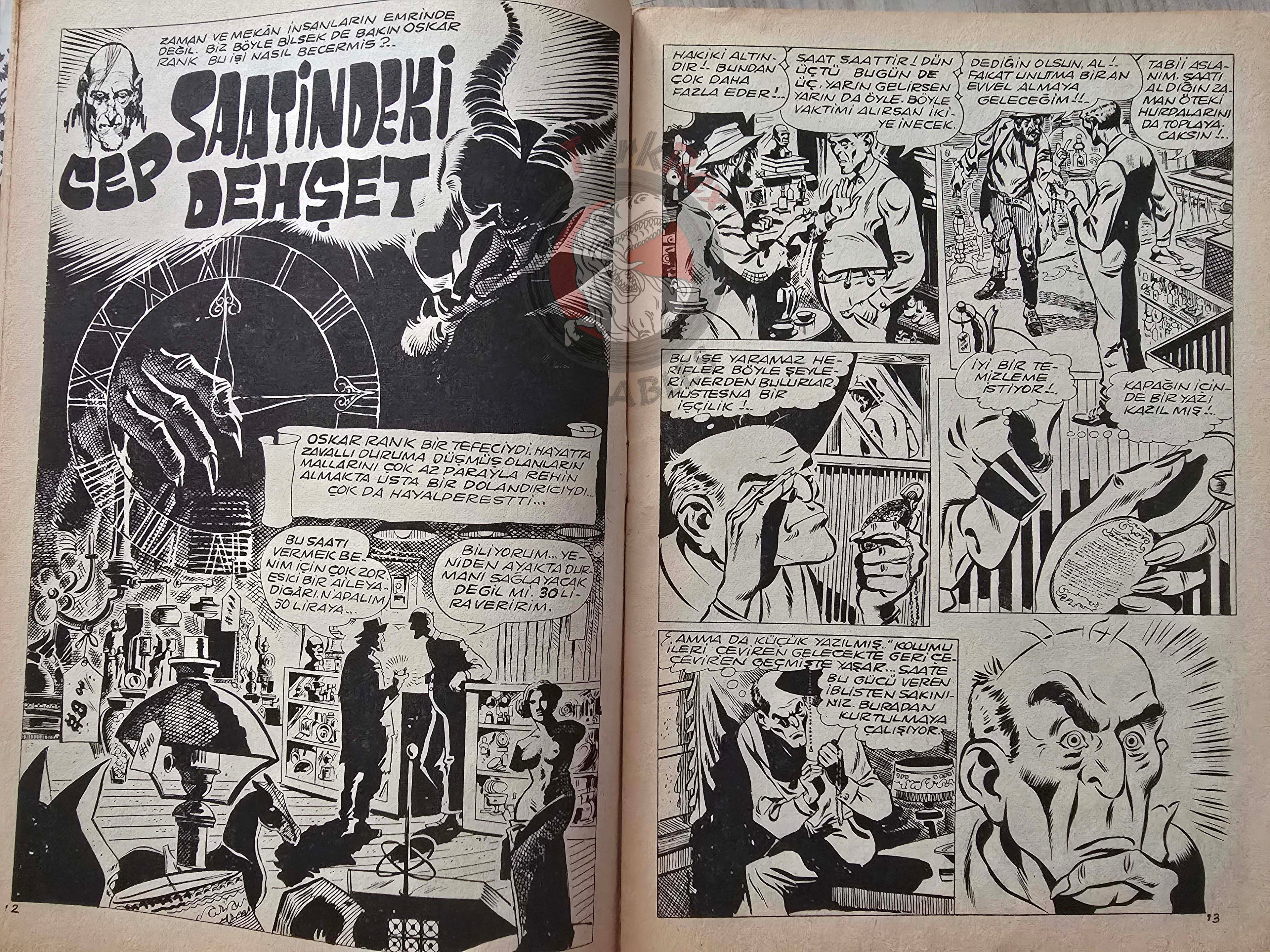 Vampirella #13 1977 Turkish Comic Turkey Warren Publishing cover #50 Morbius