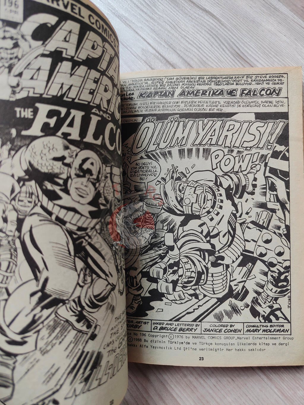 Captain America – Volume 6 1989 Turkish Comic Turkey