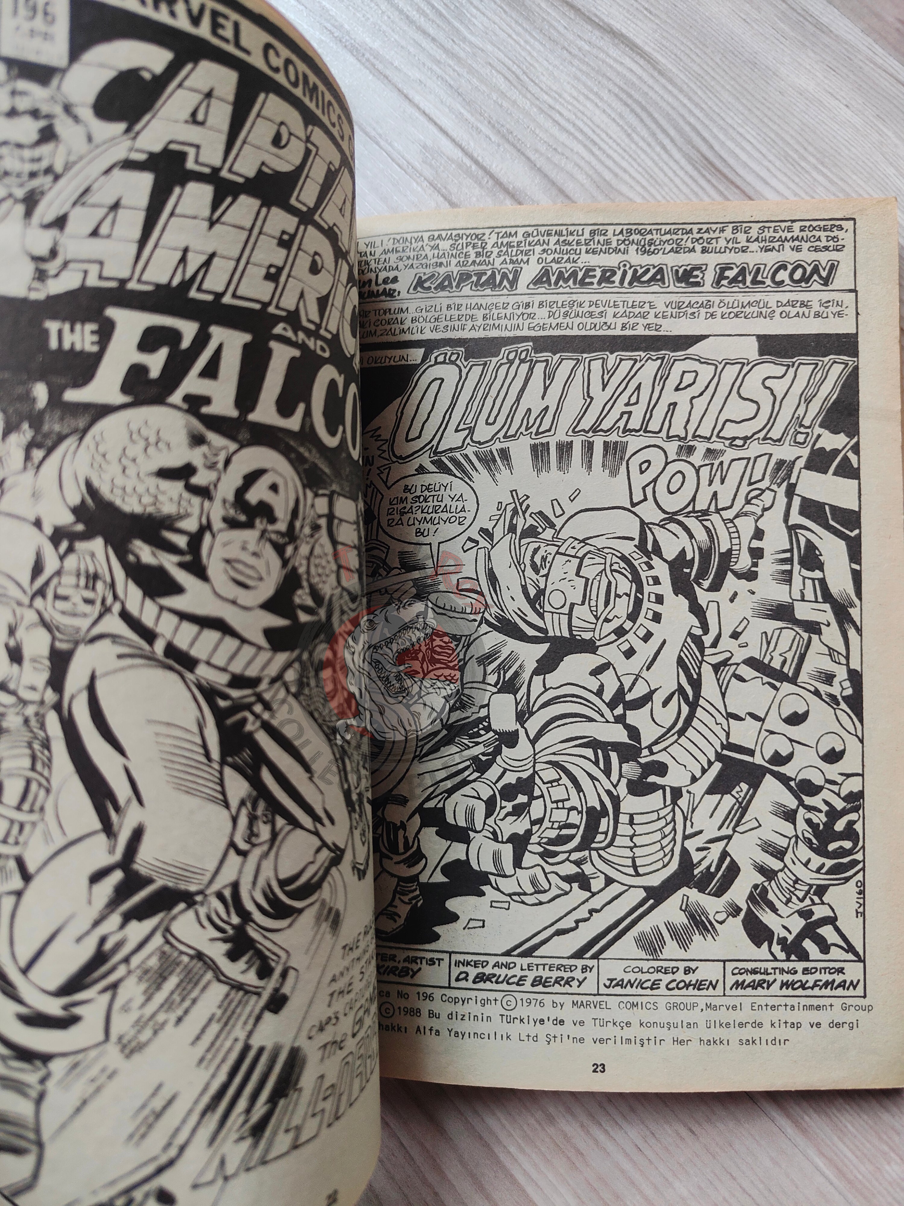 Captain America – Volume 6 1989 Turkish Comic Turkey