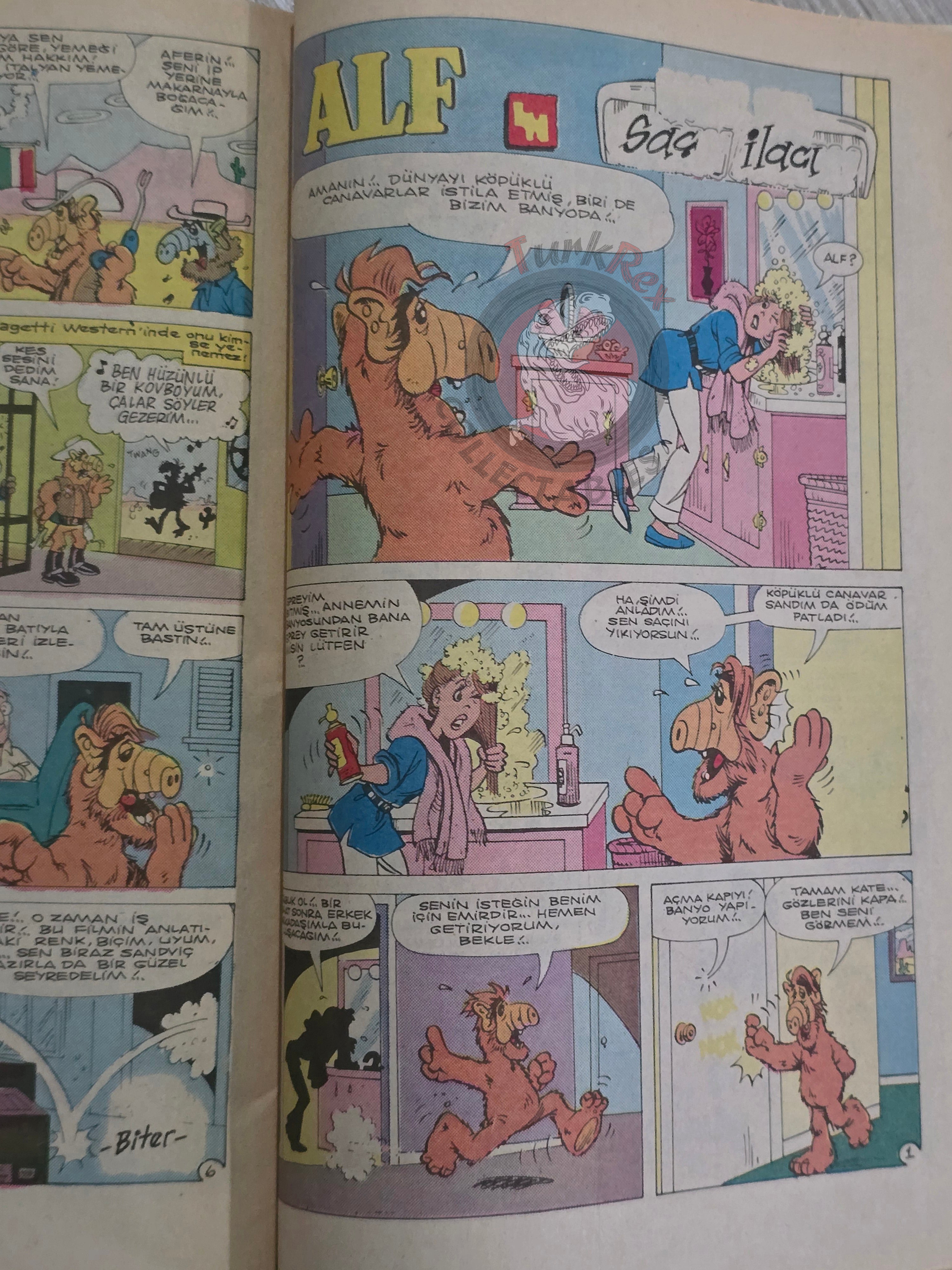 ALF #8 90s Turkish Comic Turkey Marvel Cover #11