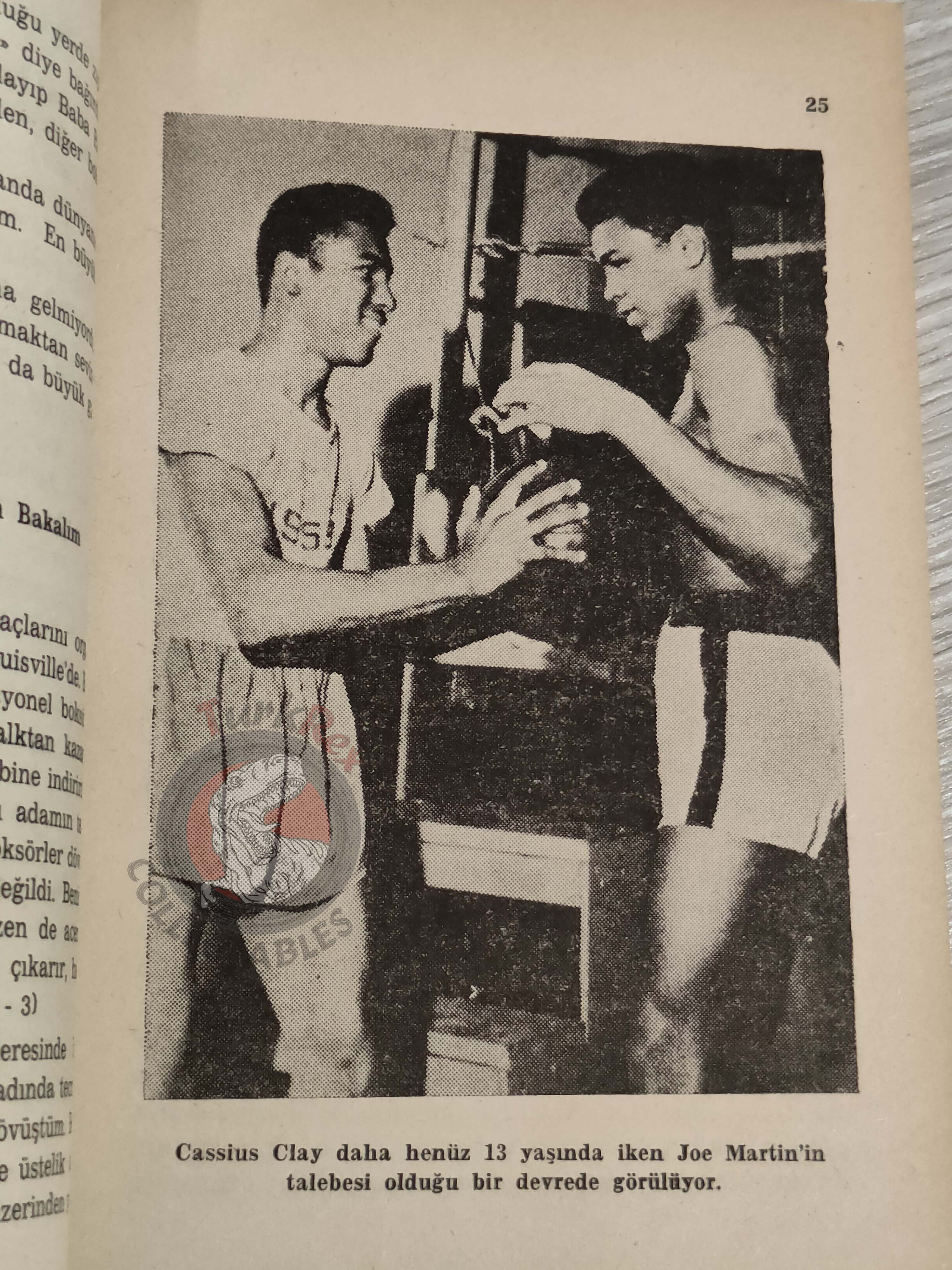 Muhammad Ali Biography 1975 Turkish Book Turkey Only Bio Illustrated