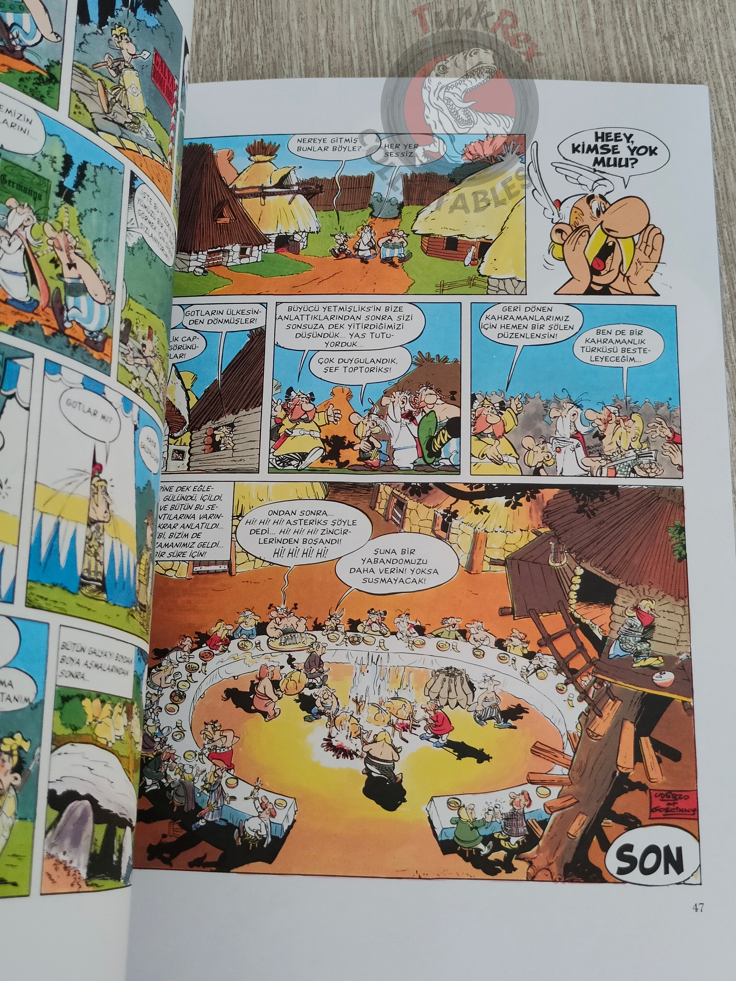 Asterix – Asterix and the Goths 2002 1st Edition Turkish Edition Comic Turkey