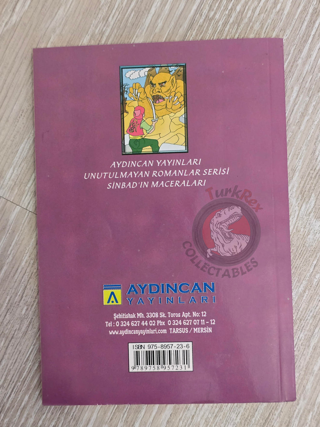 Sinbad the Sailor 1996 Turkish Book Turkey 1001 Nights Illustrated