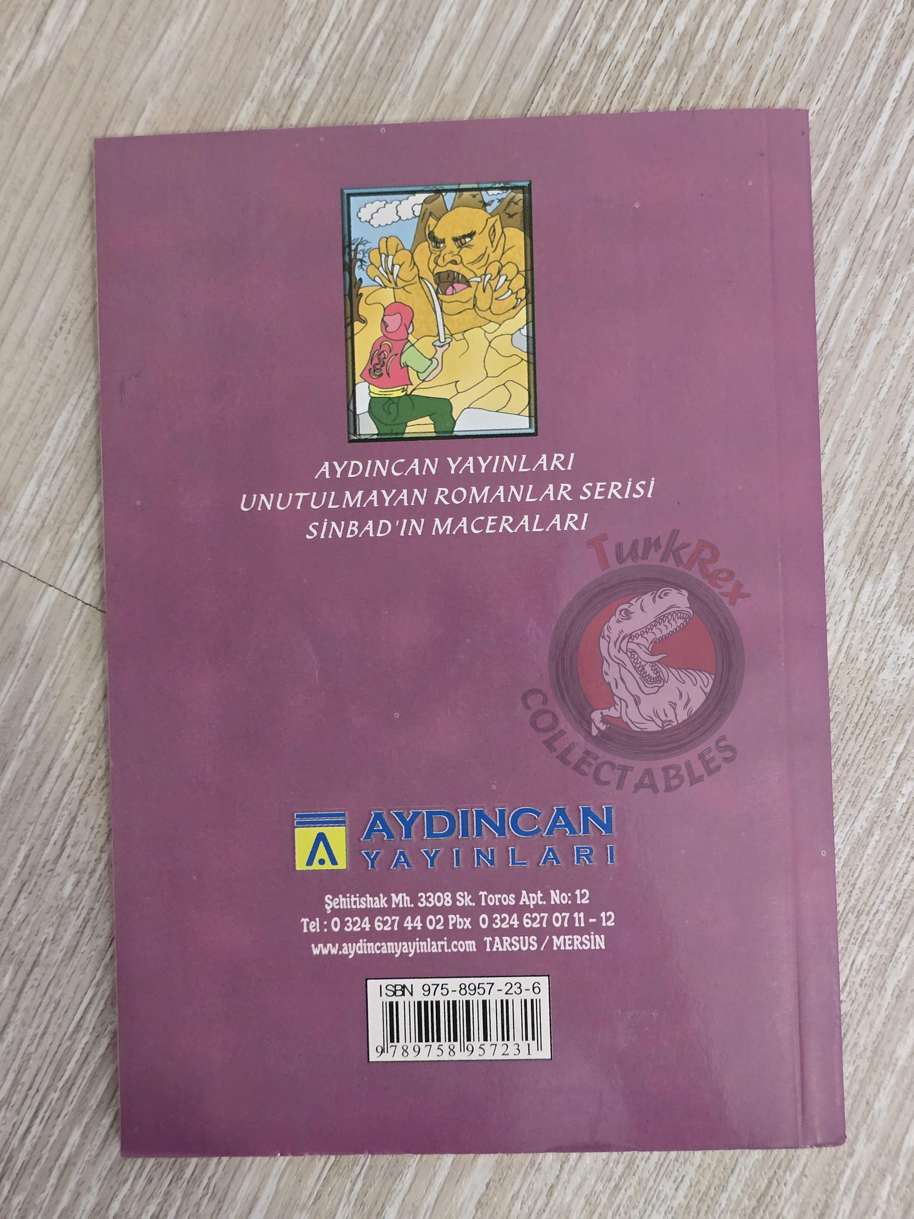 Sinbad the Sailor 1996 Turkish Book Turkey 1001 Nights Illustrated