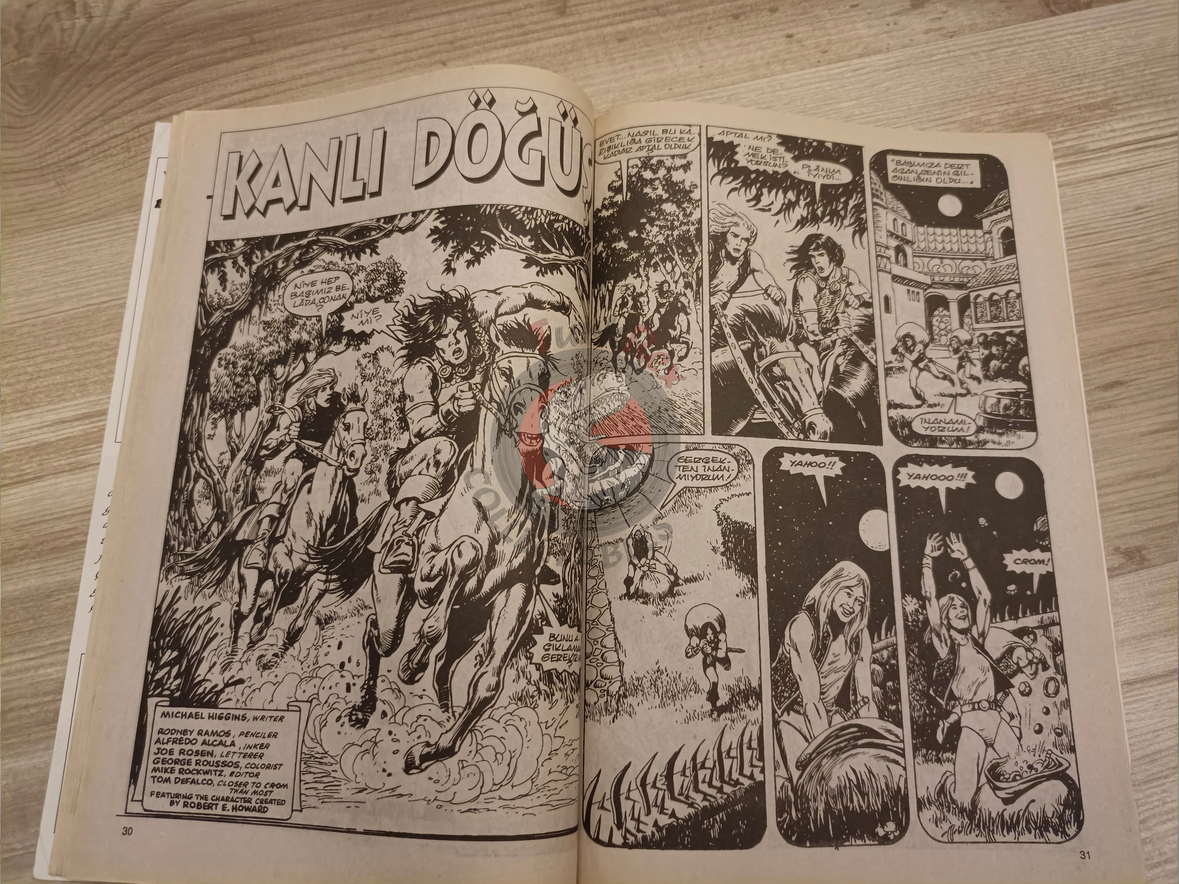Kral Conan #25 The Barbarian #235 #238 Turkish Comic Turkey SSOC #100