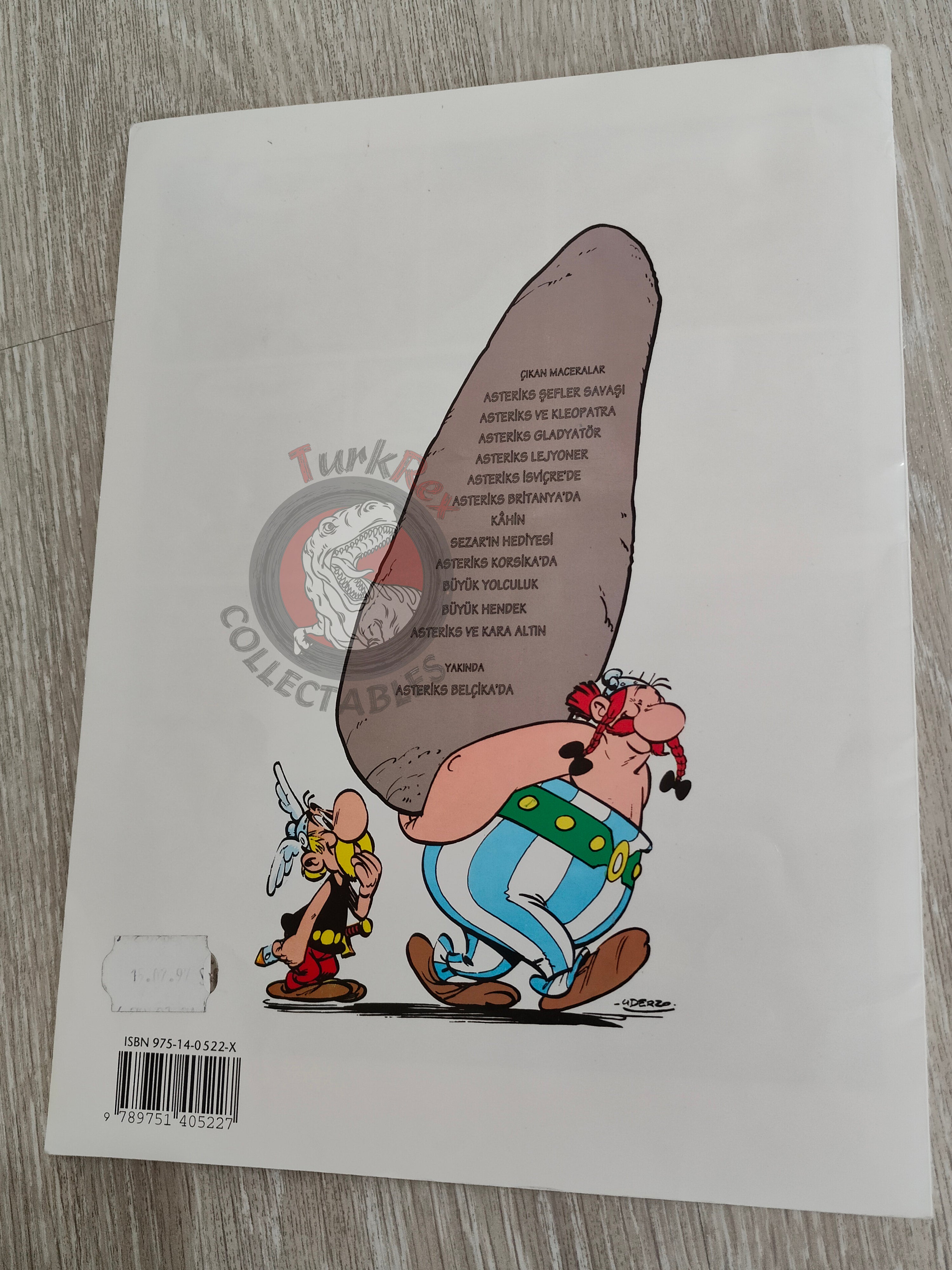 Asterix – Asterix and the Black Gold 1996 1st Edition Turkish Edition Comic Turkey