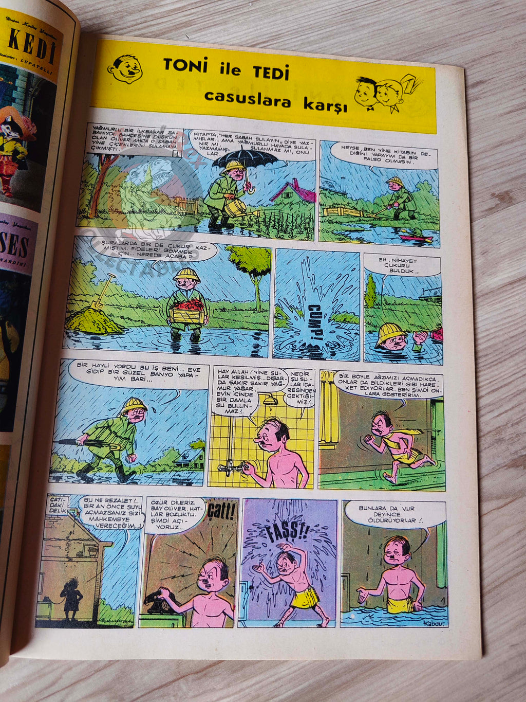 Doğan Kardeş 1971 Magazine #7 Turkish Comic Turkey Suske en Wiske Sibylline Tarzan