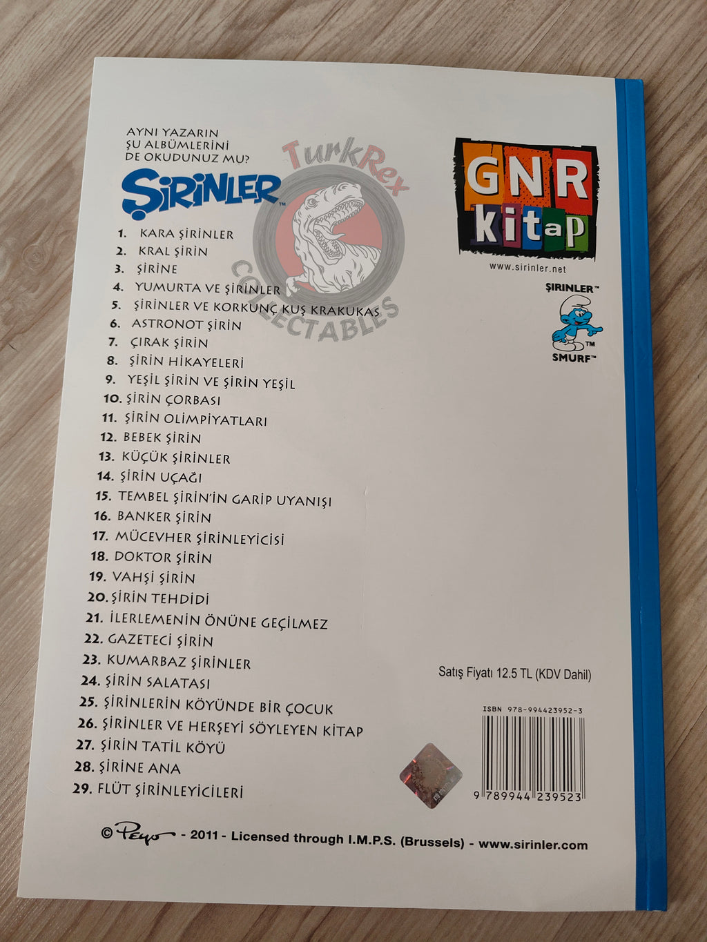 The Smurfs #2 The Smurf King 2011 Turkish Comic Turkey Schtroumpf