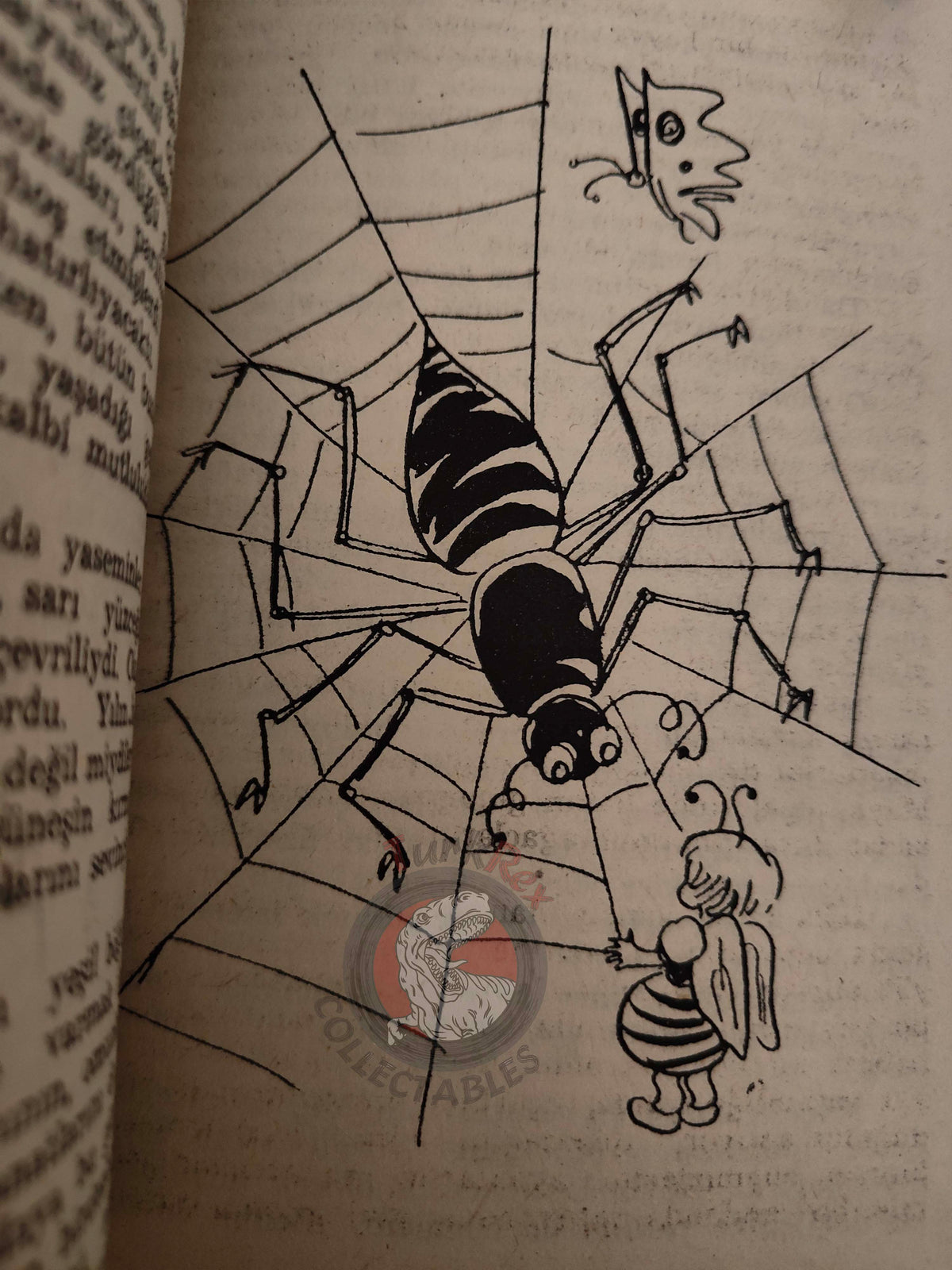 Waldemar Bonsels – Maya the Bee 1954 Turkish Book Turkey Illustrated