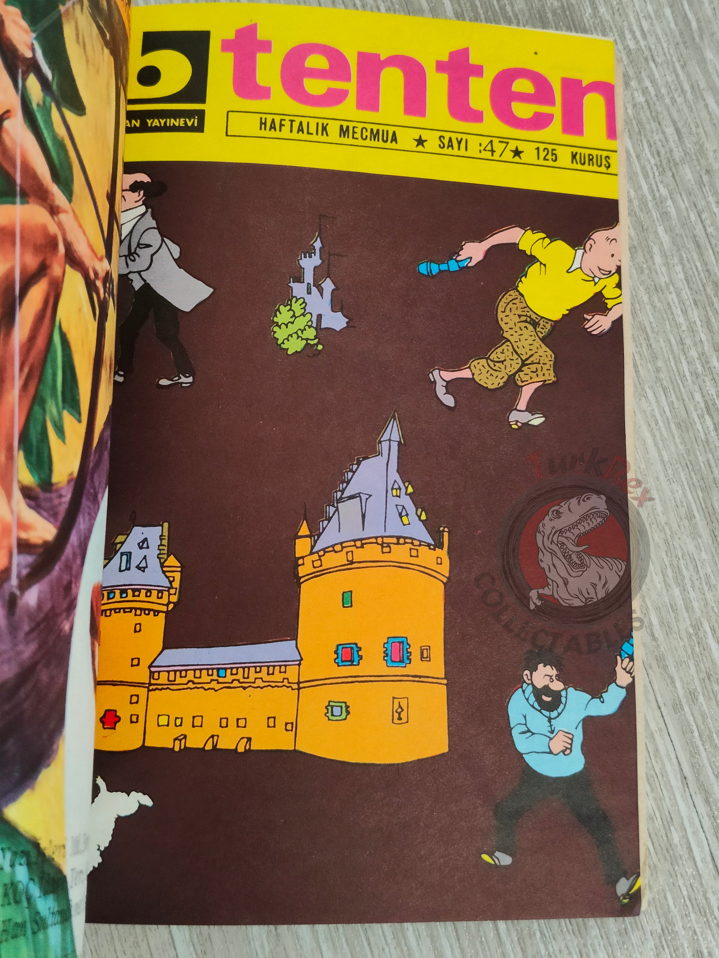 Tintin – King Ottokar's Sceptre 1973 Turkish Edition Comic Turkey