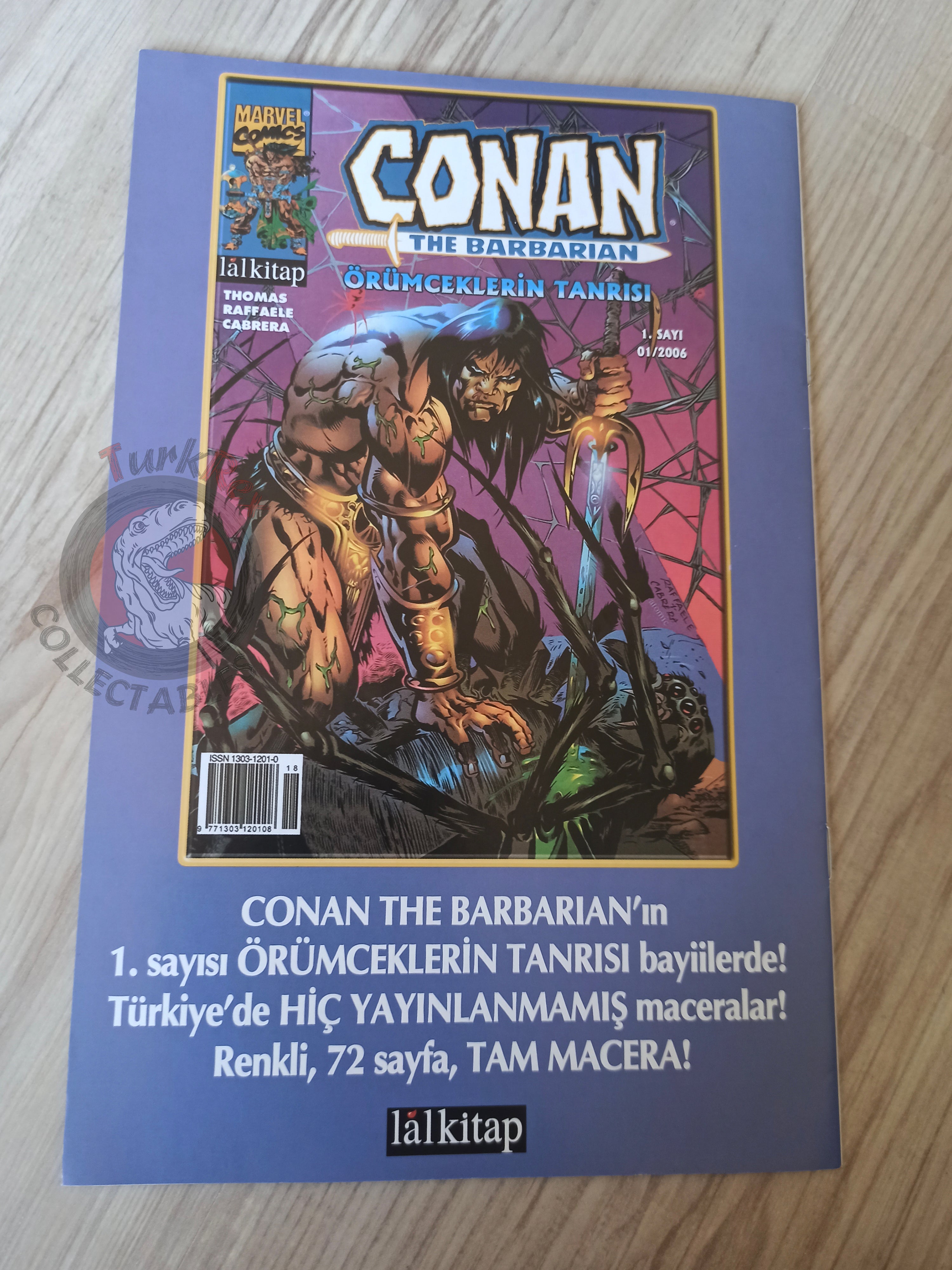 Conan the Legend #20 Turkish Comic Turkey Dark Horse Comics