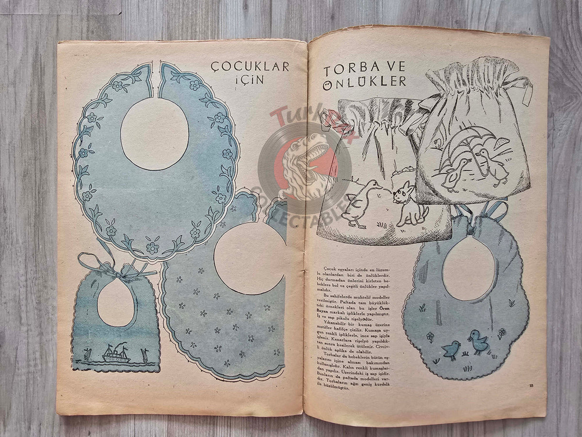 Ev-İş 1947 Sewing Tailoring Turkish Mag Turkey Textile Fashion Women