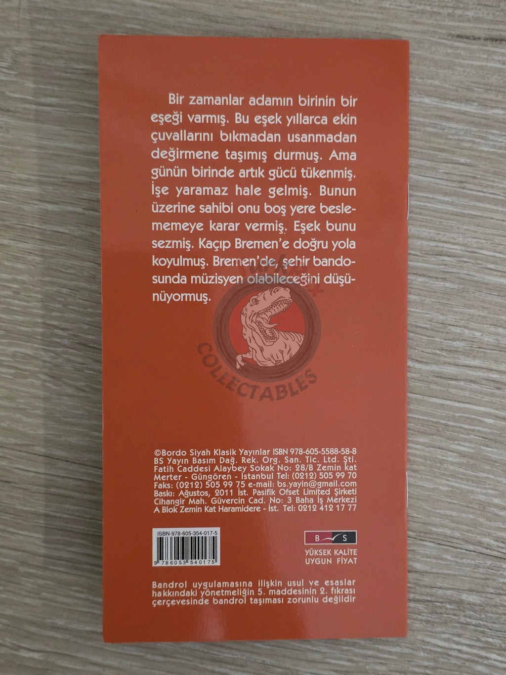 Grimm Brothers – Town Musicians of Bremen 2011 Turkish Book Turkey Illustrated 1
