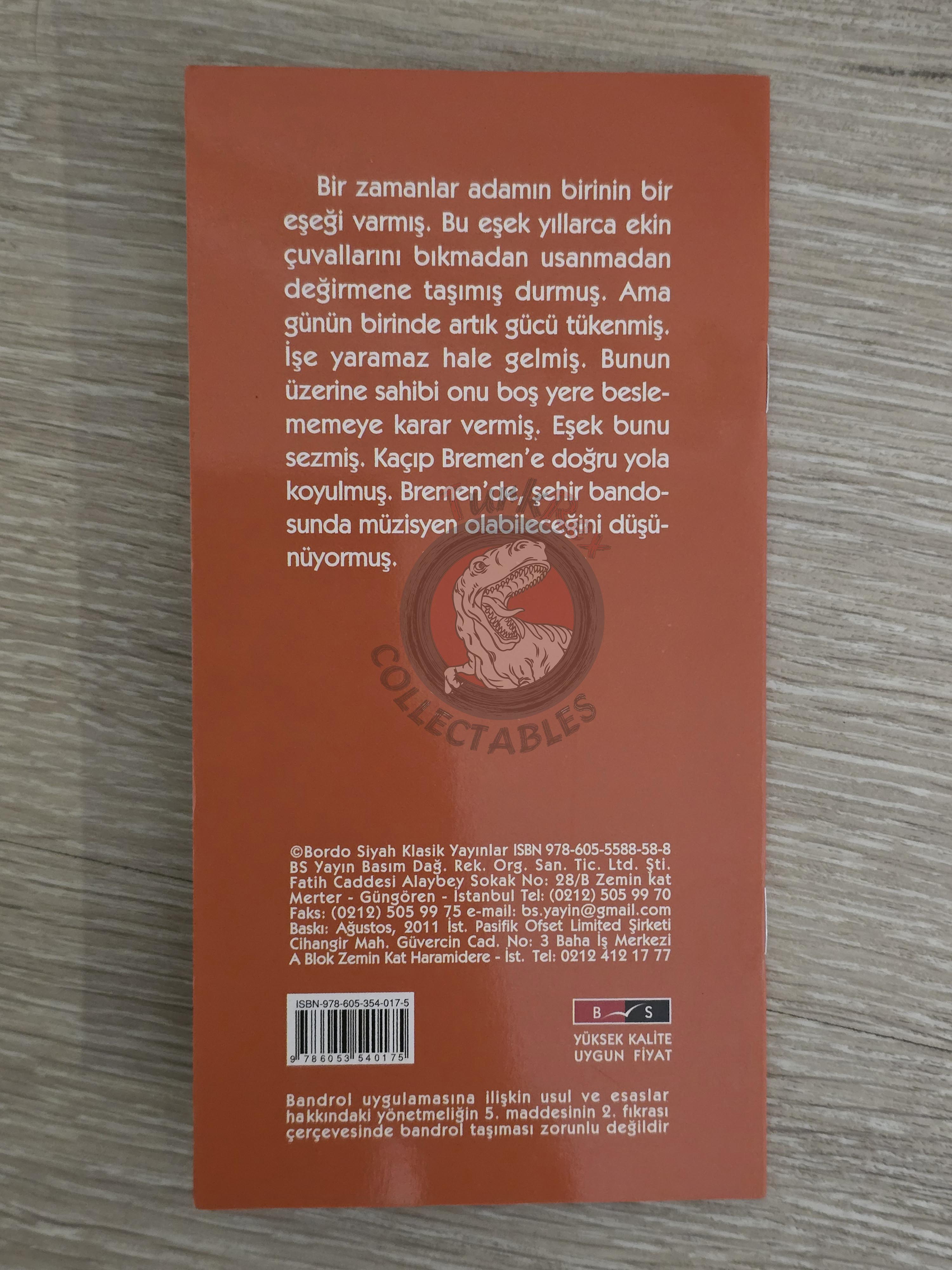 Grimm Brothers – Town Musicians of Bremen 2011 Turkish Book Turkey Illustrated 1