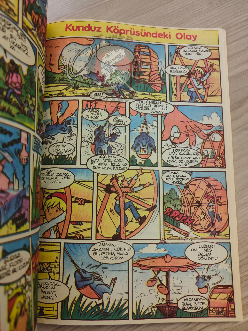 The Wonderful Adventures of Nils #4 1985 Turkish Comic Turkey Selma Lagerlöf