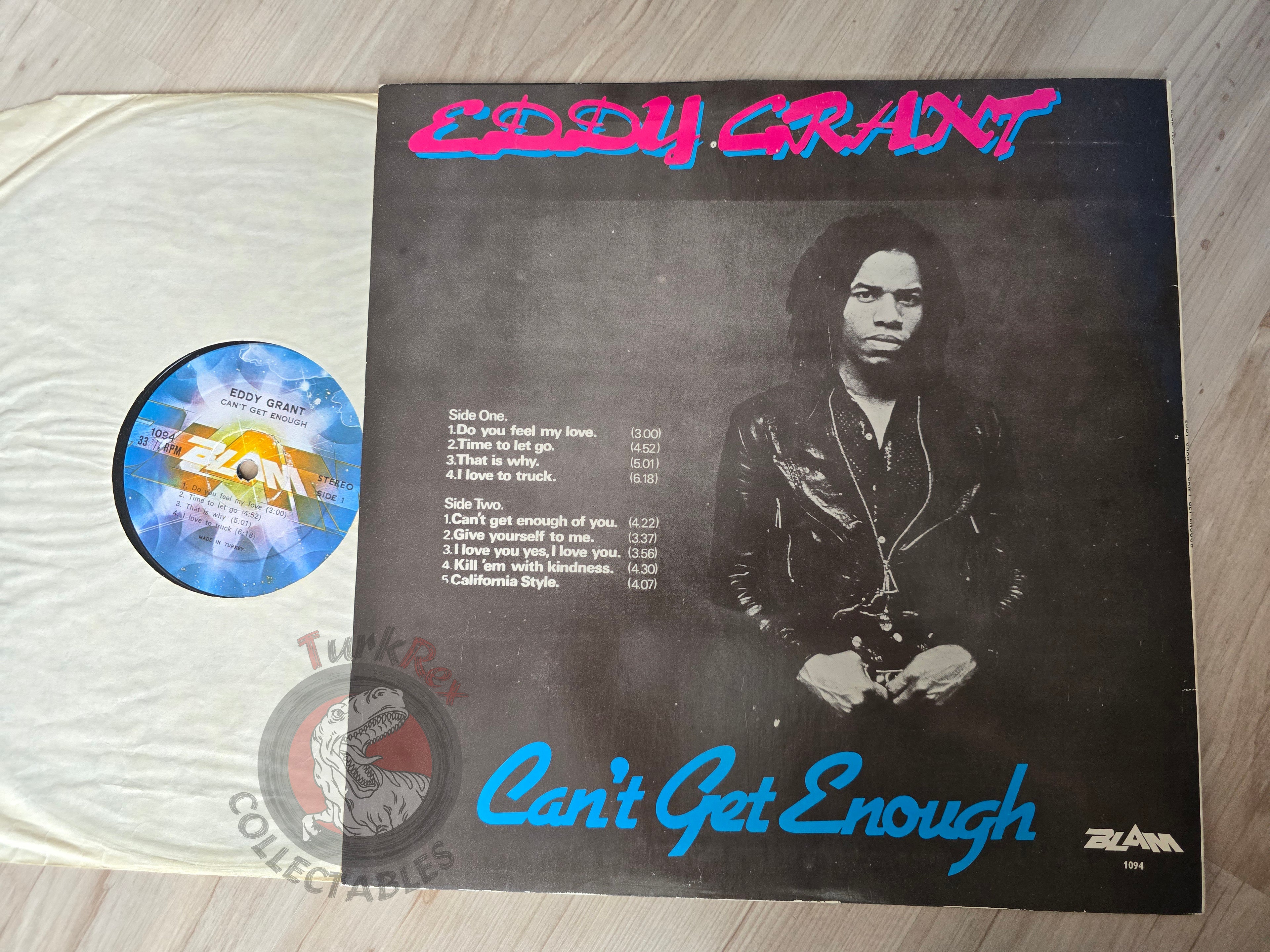 Eddy Grant – Can't Get Enough Turkish Pressing Vinyl Turkey Edition