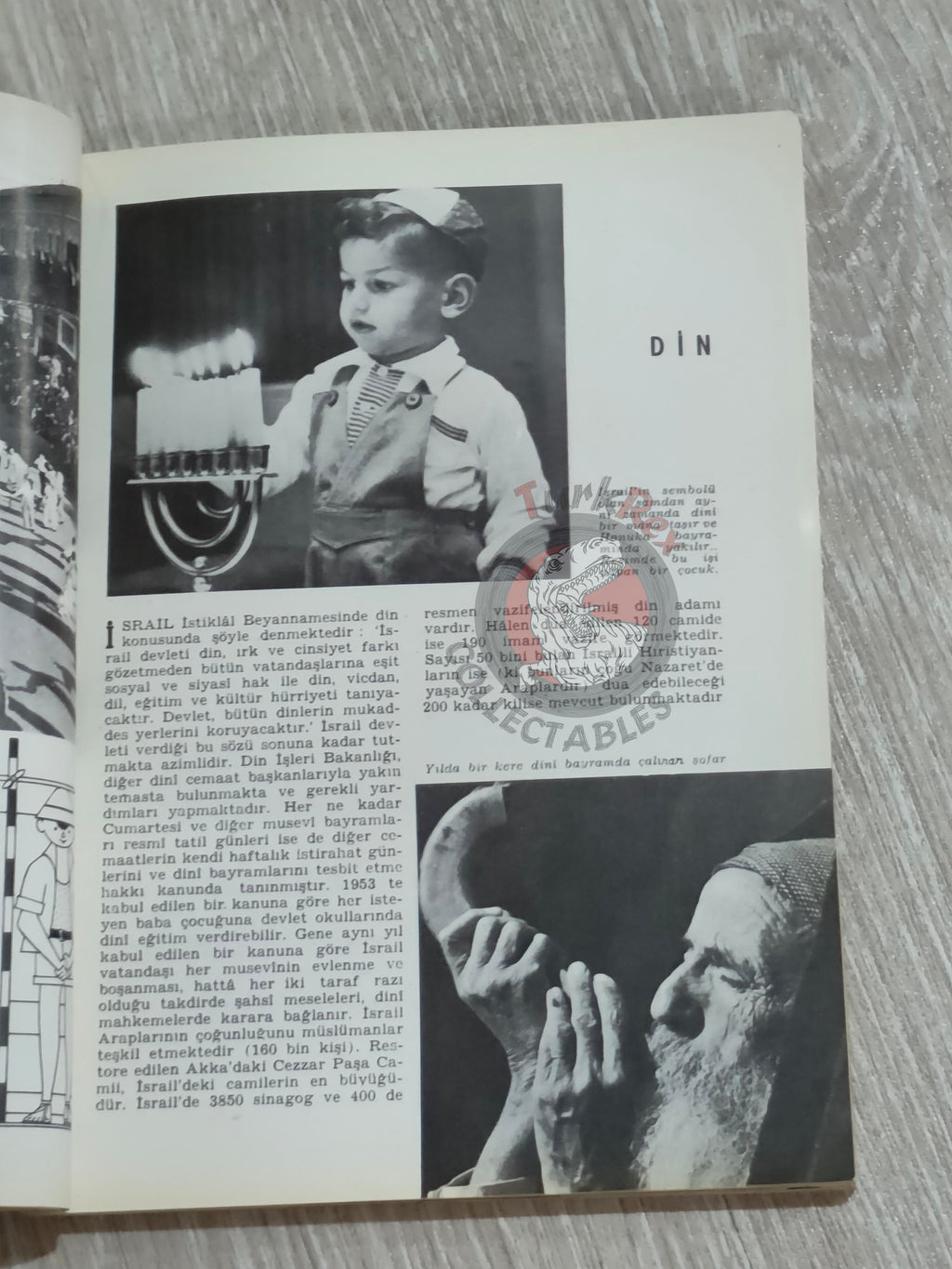 Israel 13th Anniversary 1961 Israeli Embassy Propaganda Turkish Book Turkey Middle East