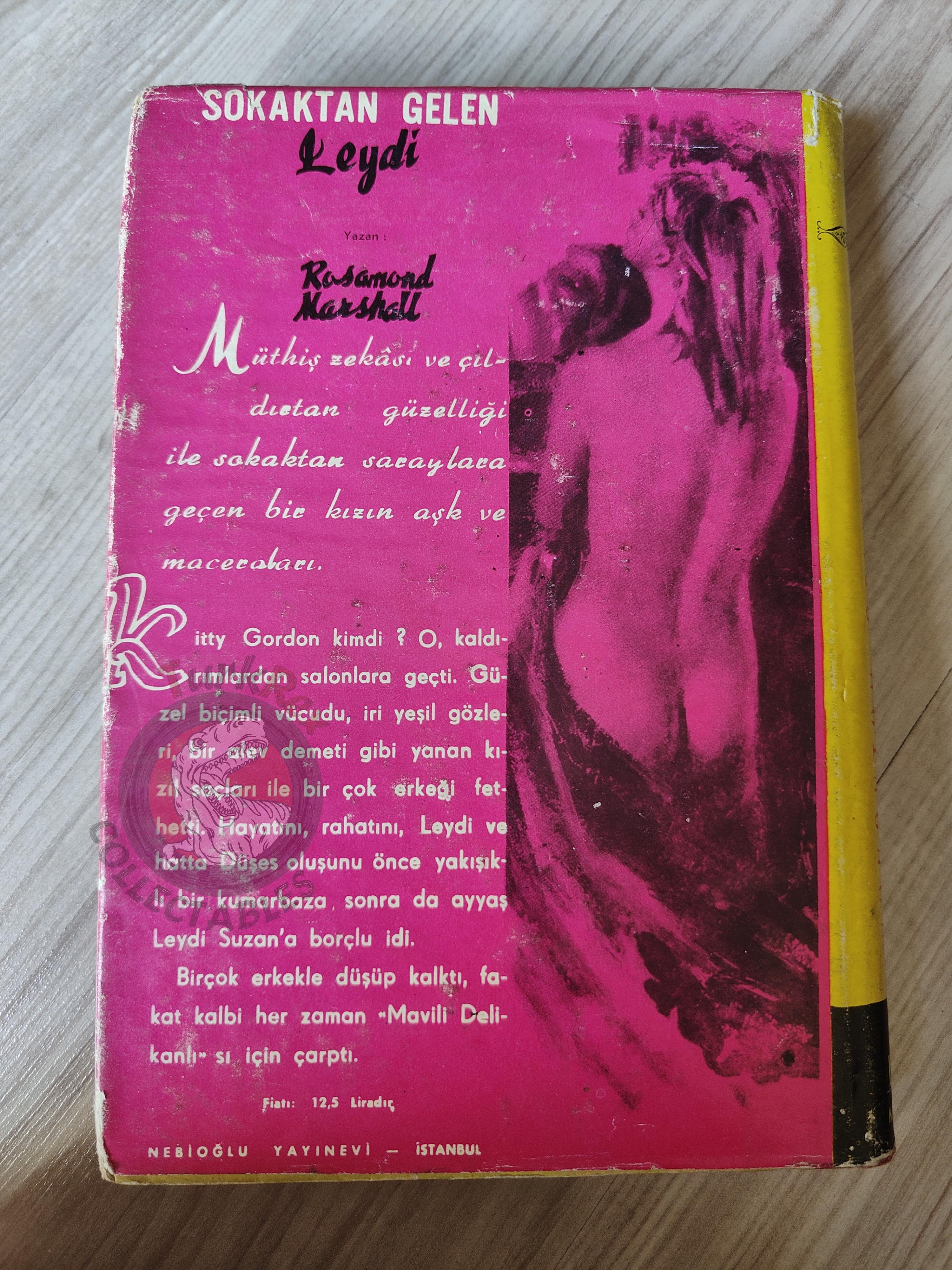 Rosamond Marshall – Kitty  1966 1st Turkish Book Turkey HC/DJ