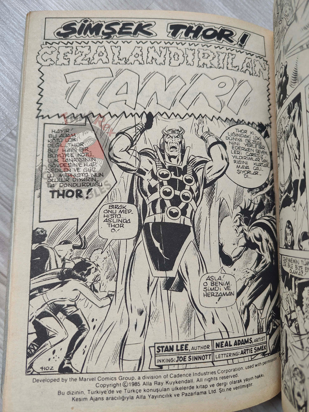 Thor #1 1985 Turkish Comic Turkey The Mighty Thor #178–182 Dr. Doom