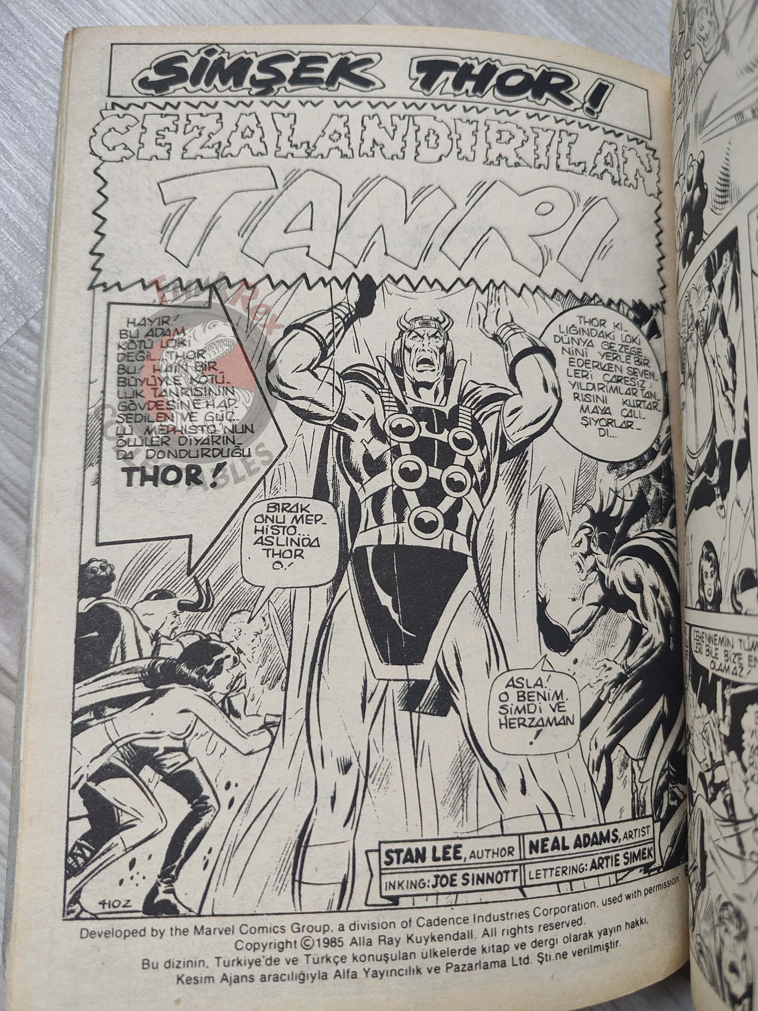 Thor #1 1985 Turkish Comic Turkey The Mighty Thor #178–182 Dr. Doom