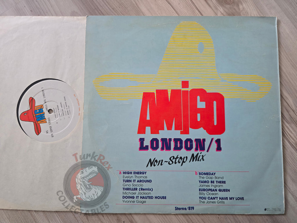 Various – Amigo London / 1 Turkish Pressing Vinyl Turkey Edition Michael Jackson