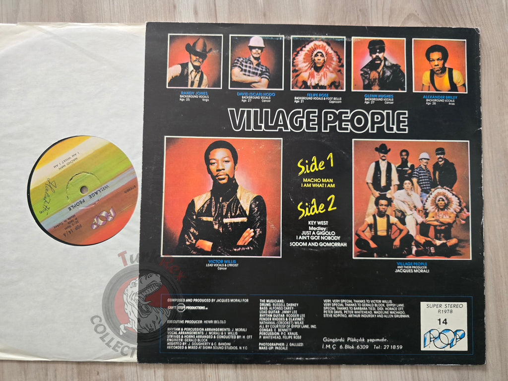 Village People – Macho Man Turkish Pressing Vinyl Turkey Edition