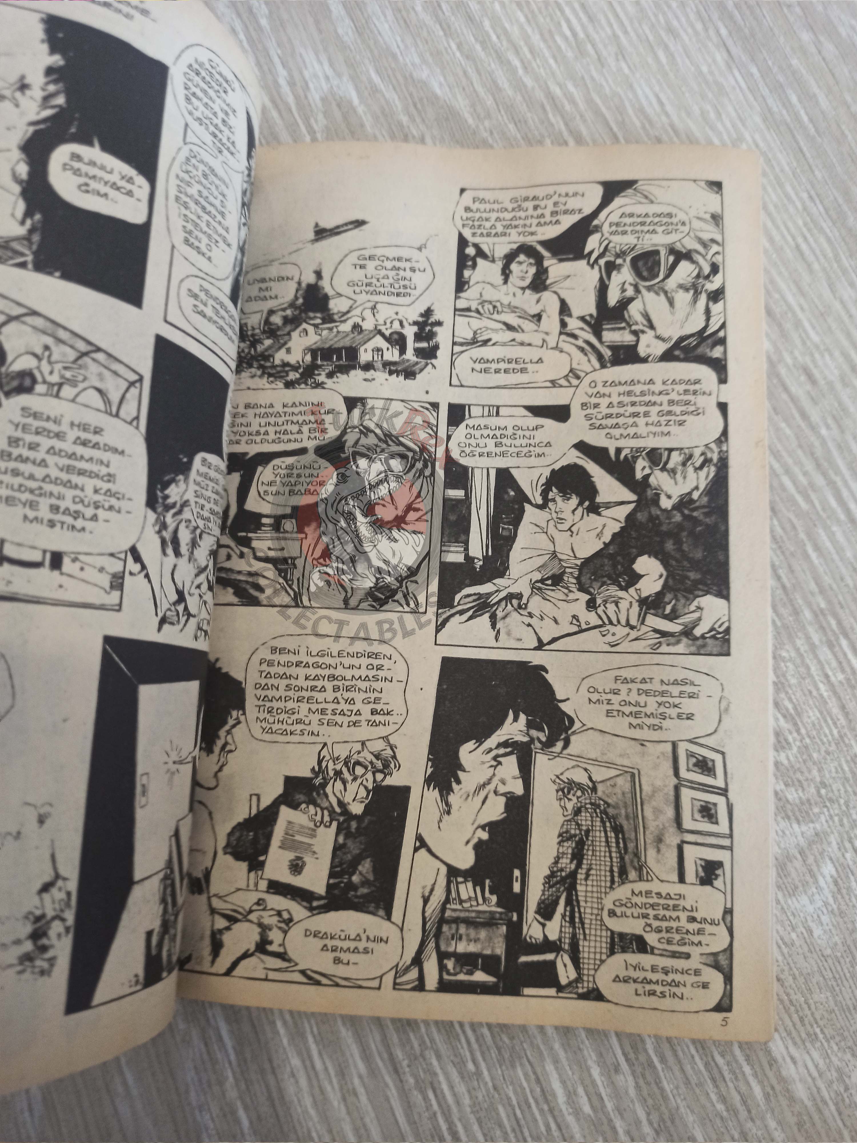 Vampirella Vol #2 1978 Turkish Comic Turkey Warren Publishing cover #49 Morbius