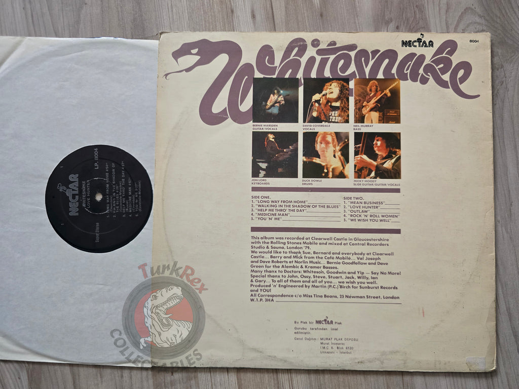 Whitesnake – Lovehunter Turkish Pressing Vinyl Turkey Edition