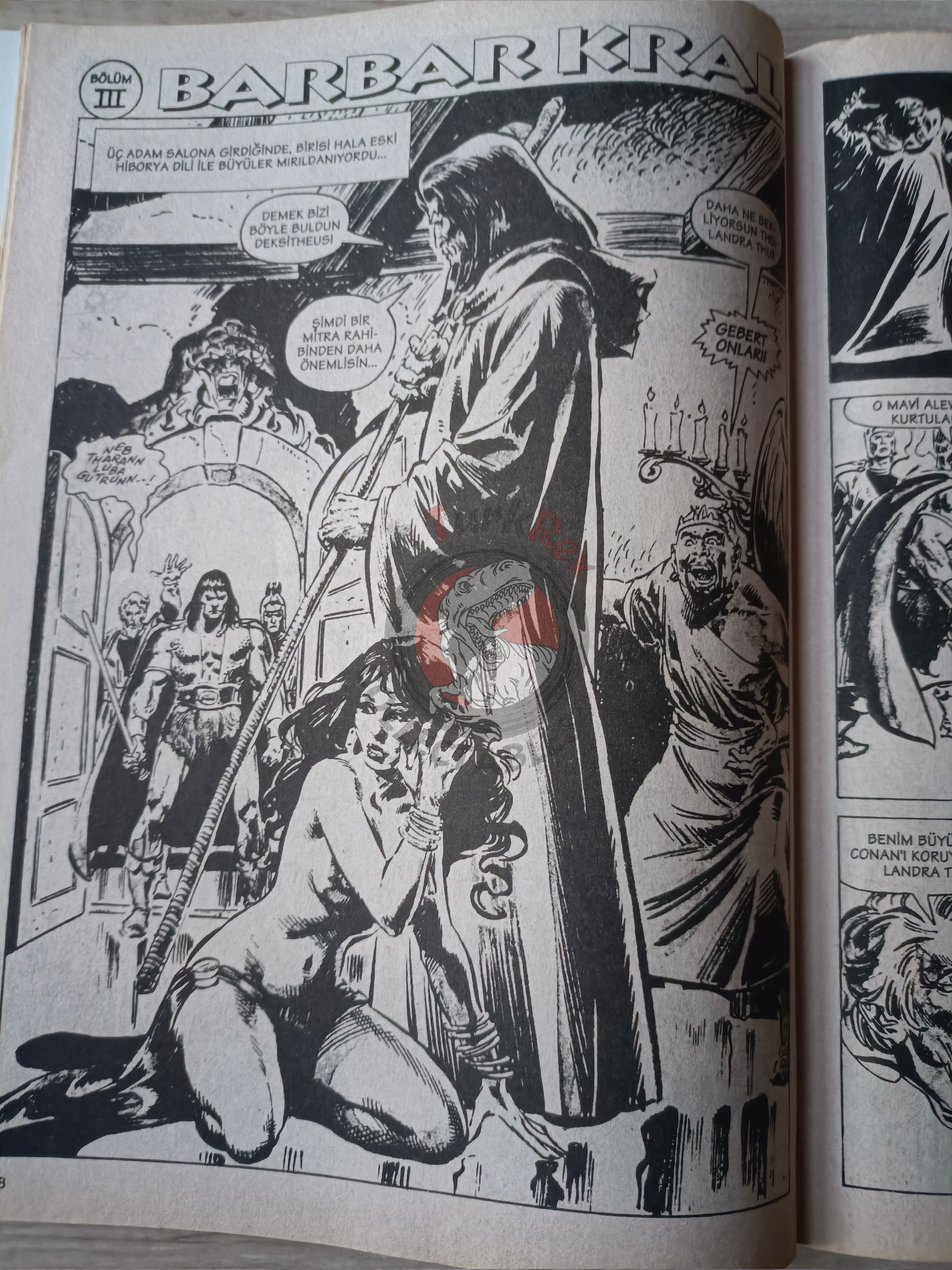 Kral Conan #8 The Savage Sword of #52 #214 Turkish Comic Turkey