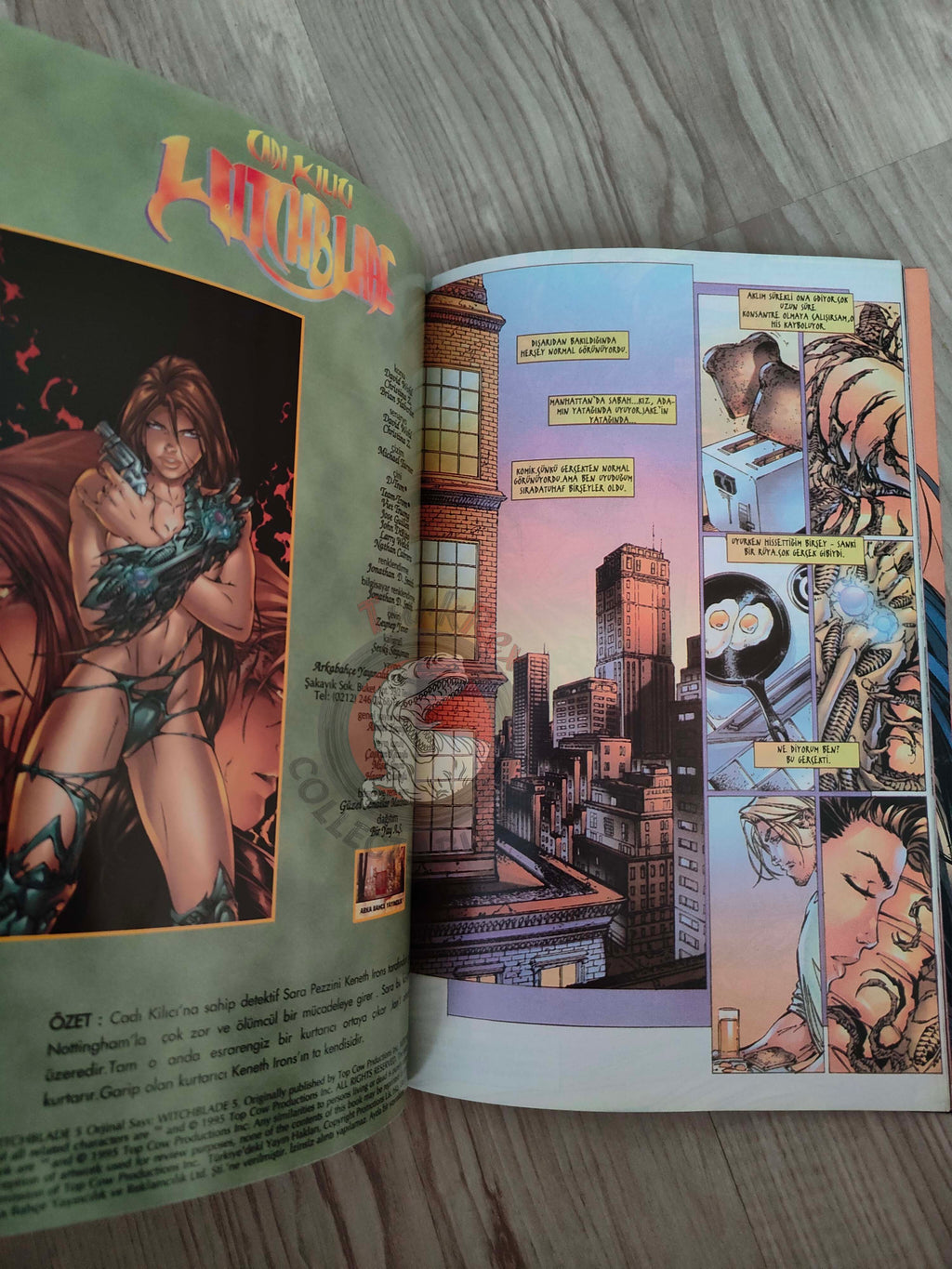 Witchblade Vol #2 1999 Turkish Comic Turkey #4 #5 #6
