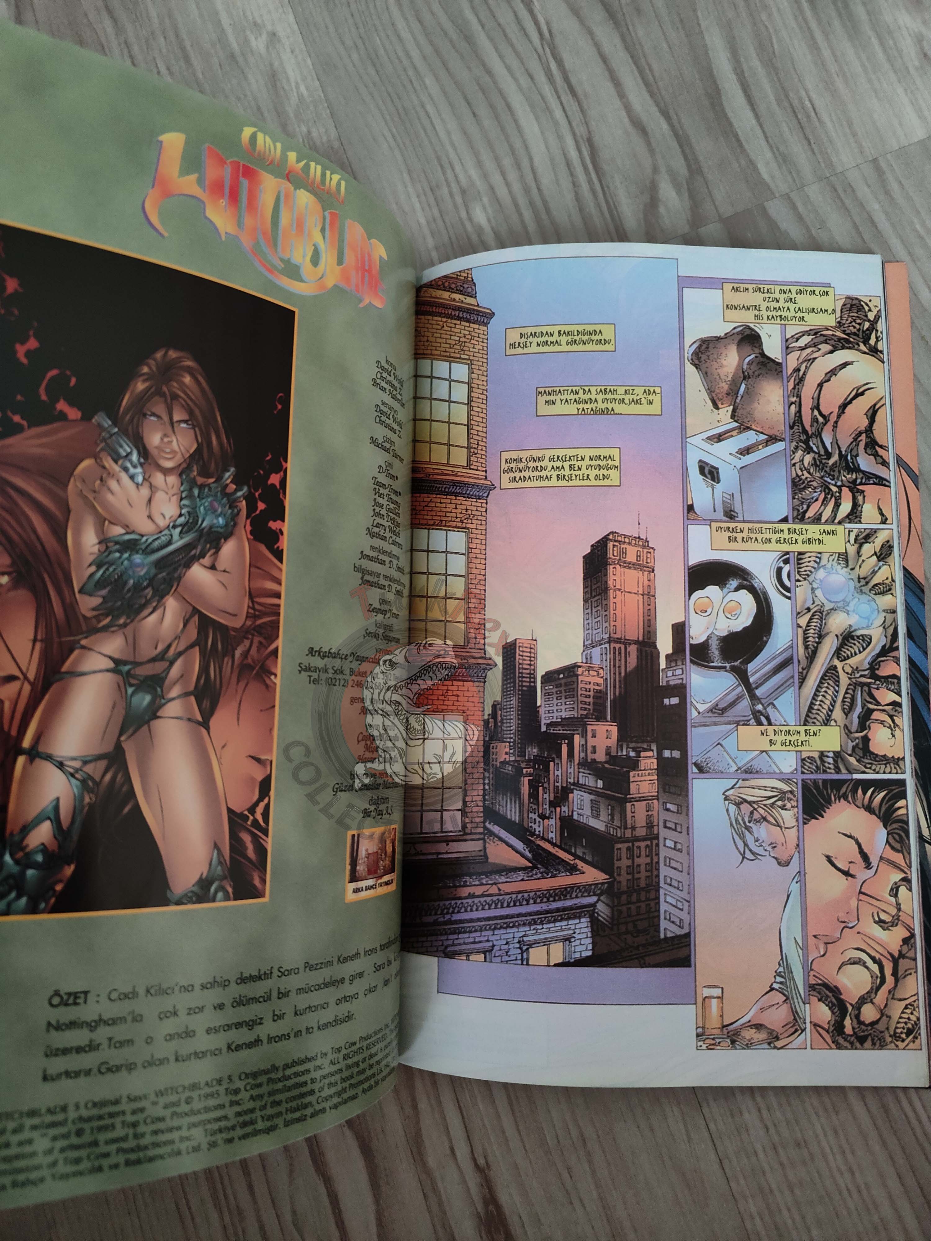 Witchblade Vol #2 1999 Turkish Comic Turkey #4 #5 #6