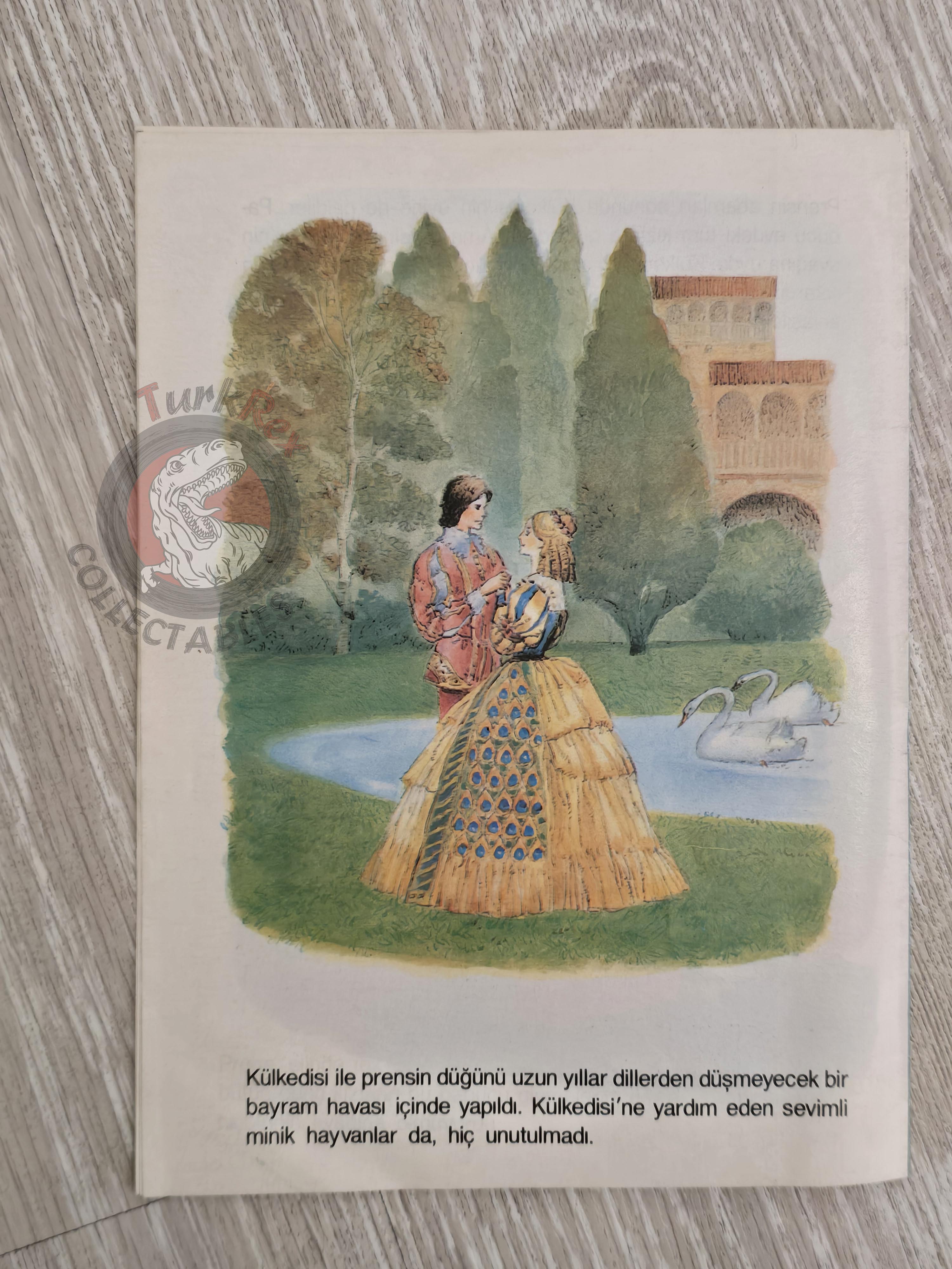 Grimm Brothers – Cinderella 1984 Turkish Book Turkey Illustrated