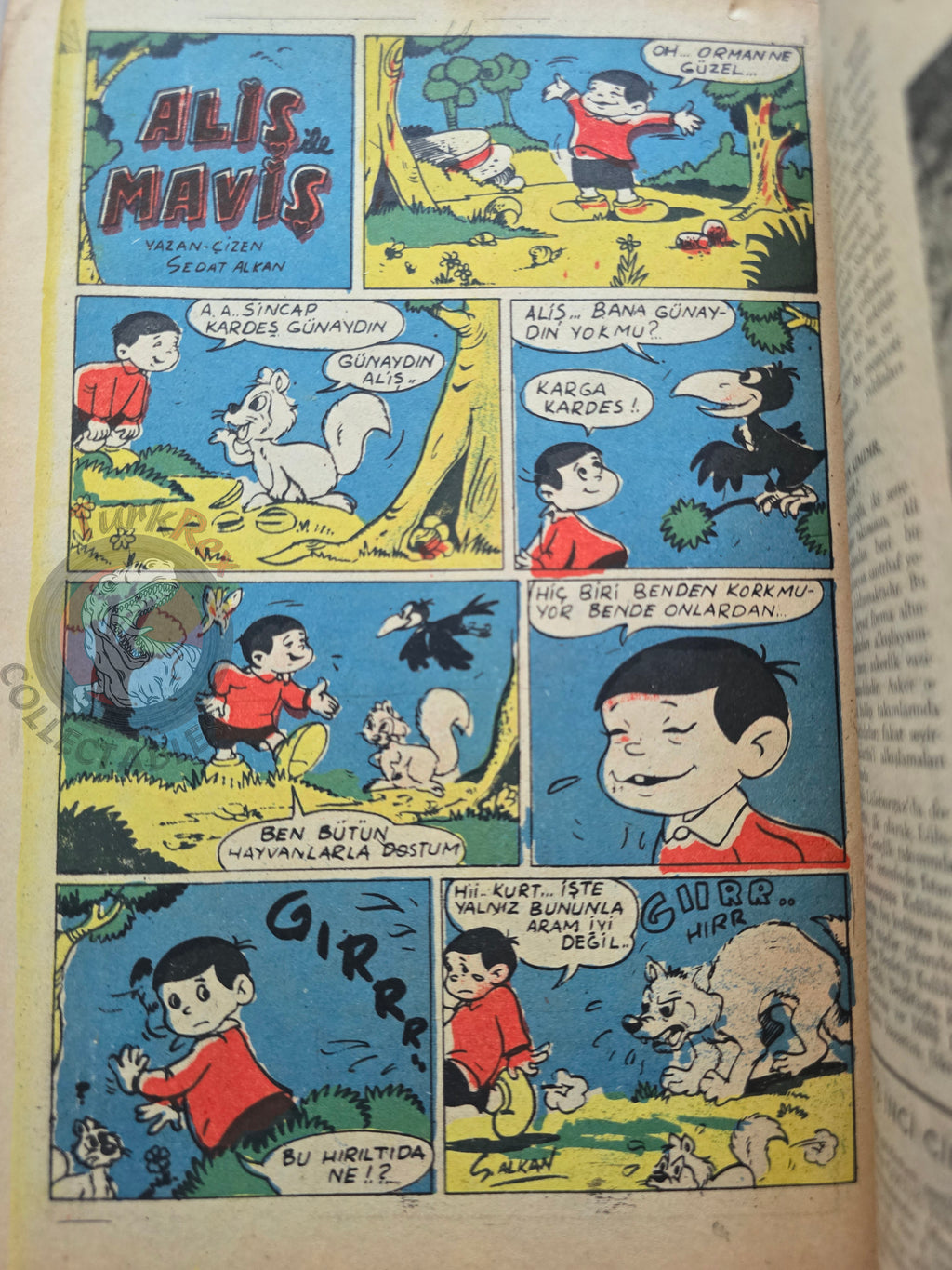 Çocuk Haftası Magazine 1962 Peter Pan Turkish Comic Turkey