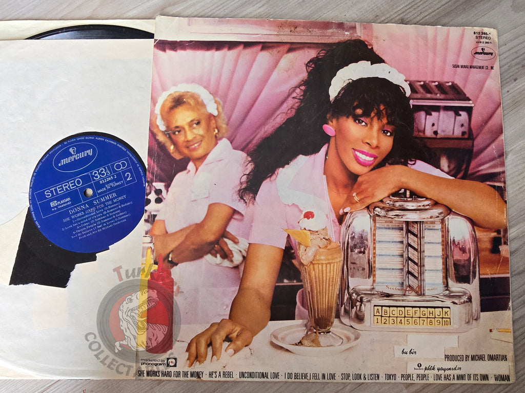 Donna Summer – She Works Hard For The Money Turkish Pressing Vinyl Turkey Edition