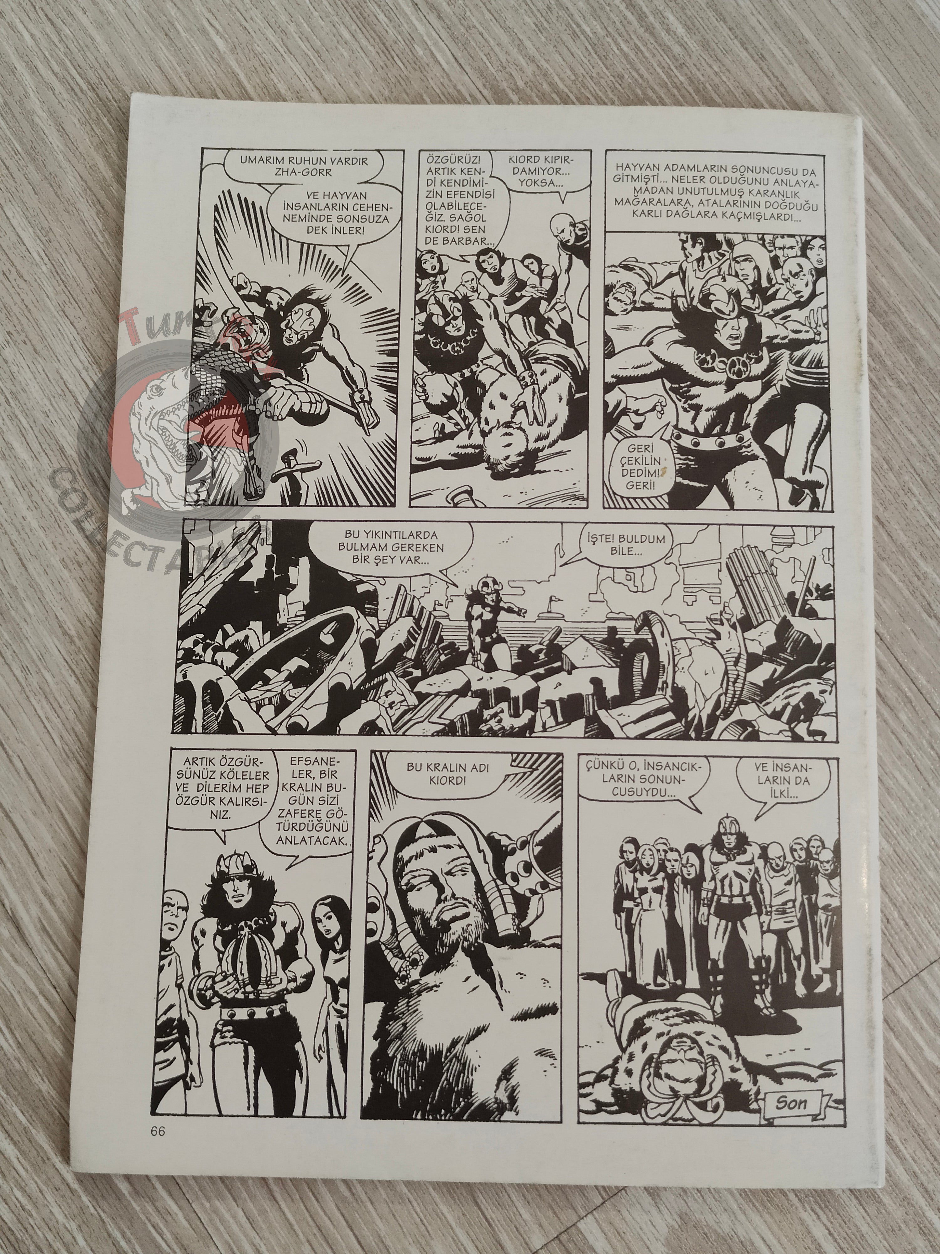 Conan #2 The Savage Sword of Conan #63 Turkish Comic Turkey The Barbarian #2