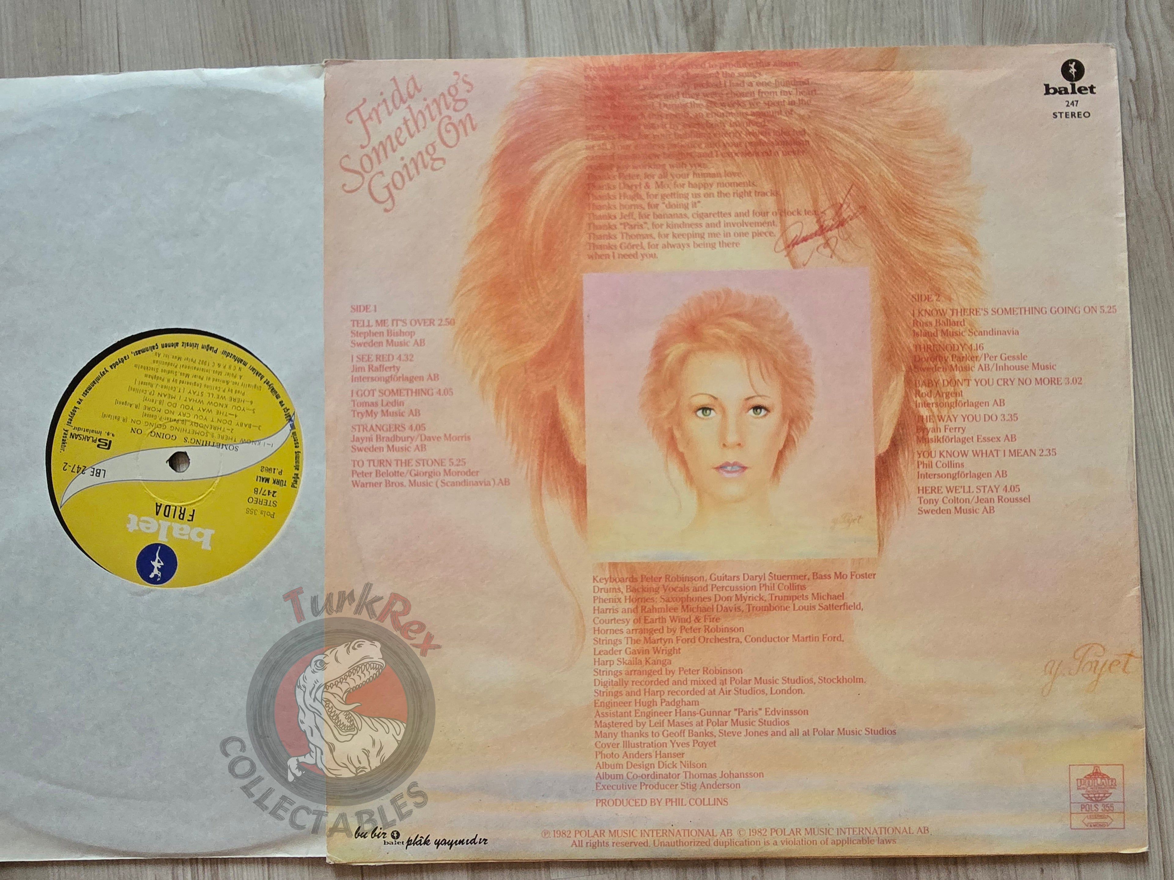 Frida – Something's Going On Turkish Pressing Vinyl Turkey Edition
