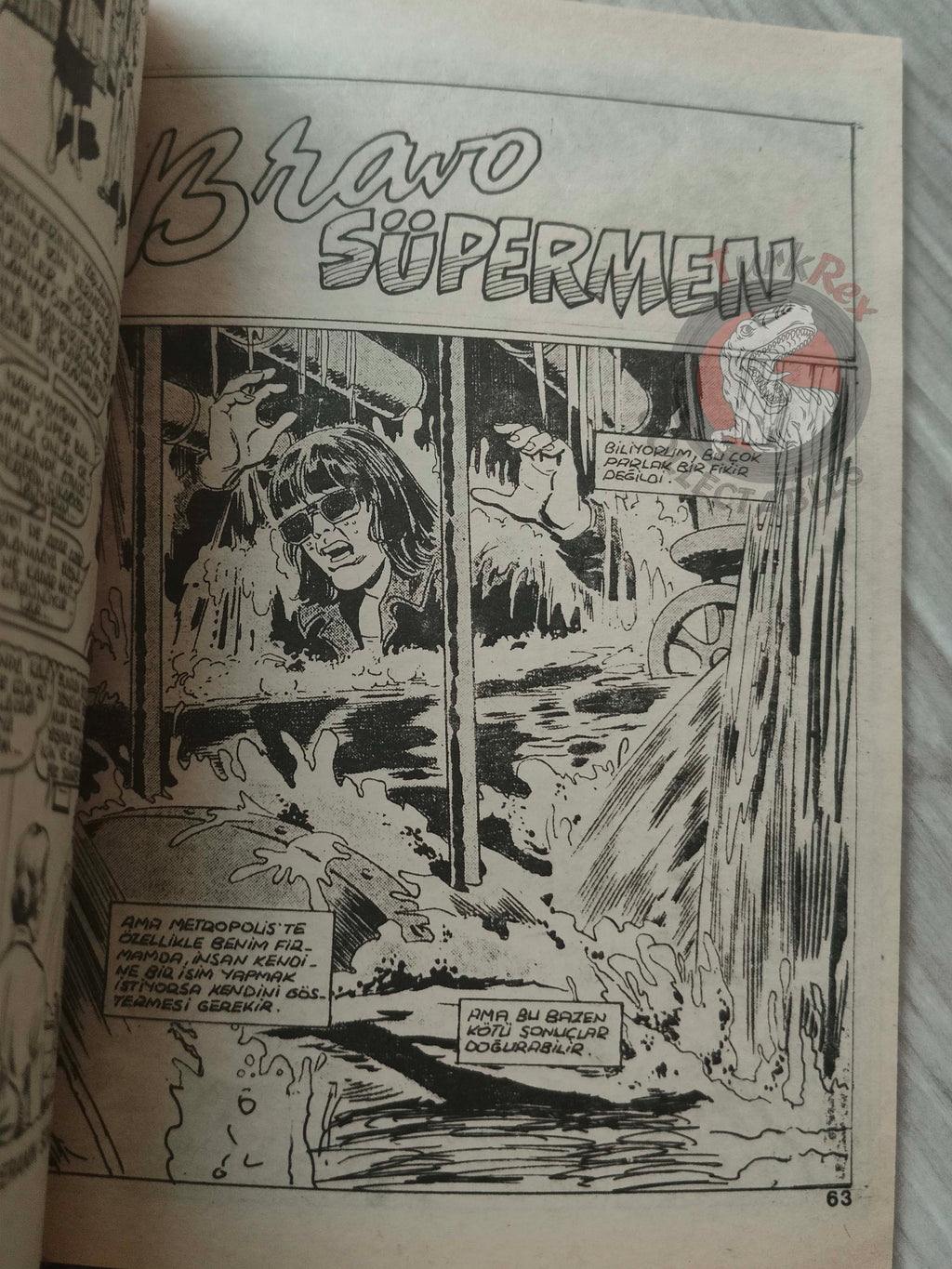 Superman Vol #43 1992 Turkish Comic Turkey #72  Action Comics #547 #650 Superdog